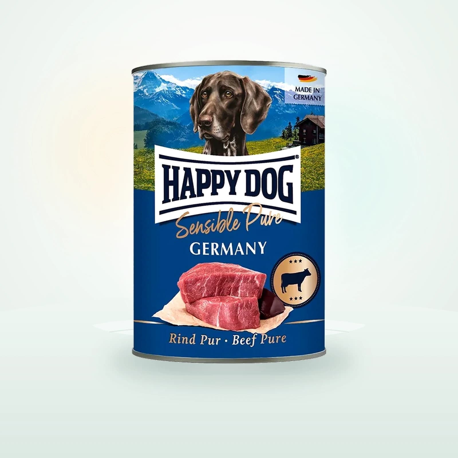 Happy Dog Sensible Pure Nassfutter für ausgewachsene Hunde Rind