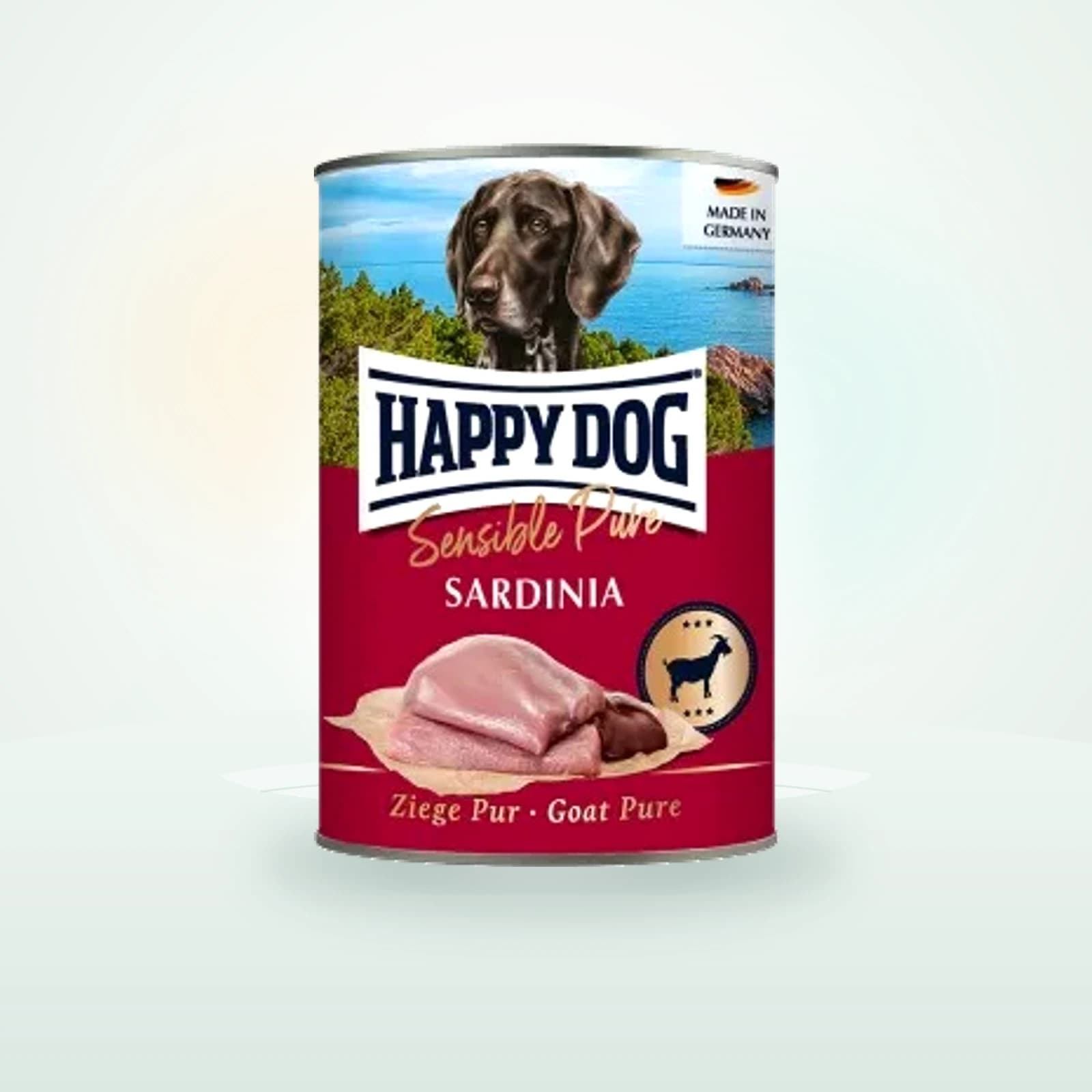 Happy Dog Sensible Pure Nassfutter für ausgewachsene Hunde Ziege