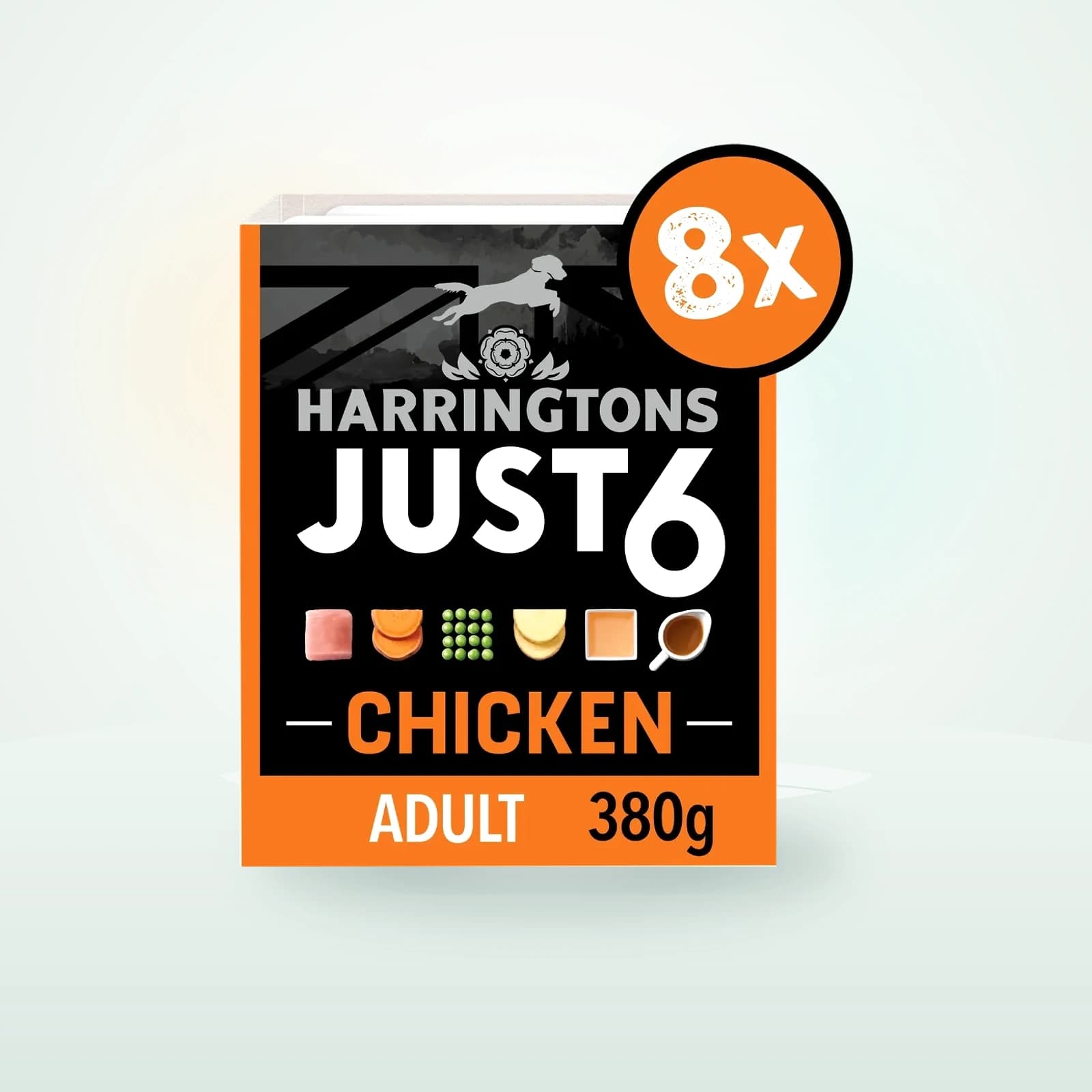 Harringtons Just 6 Chicken with Vegetables & Gravy Complete Grain-Free Wet
