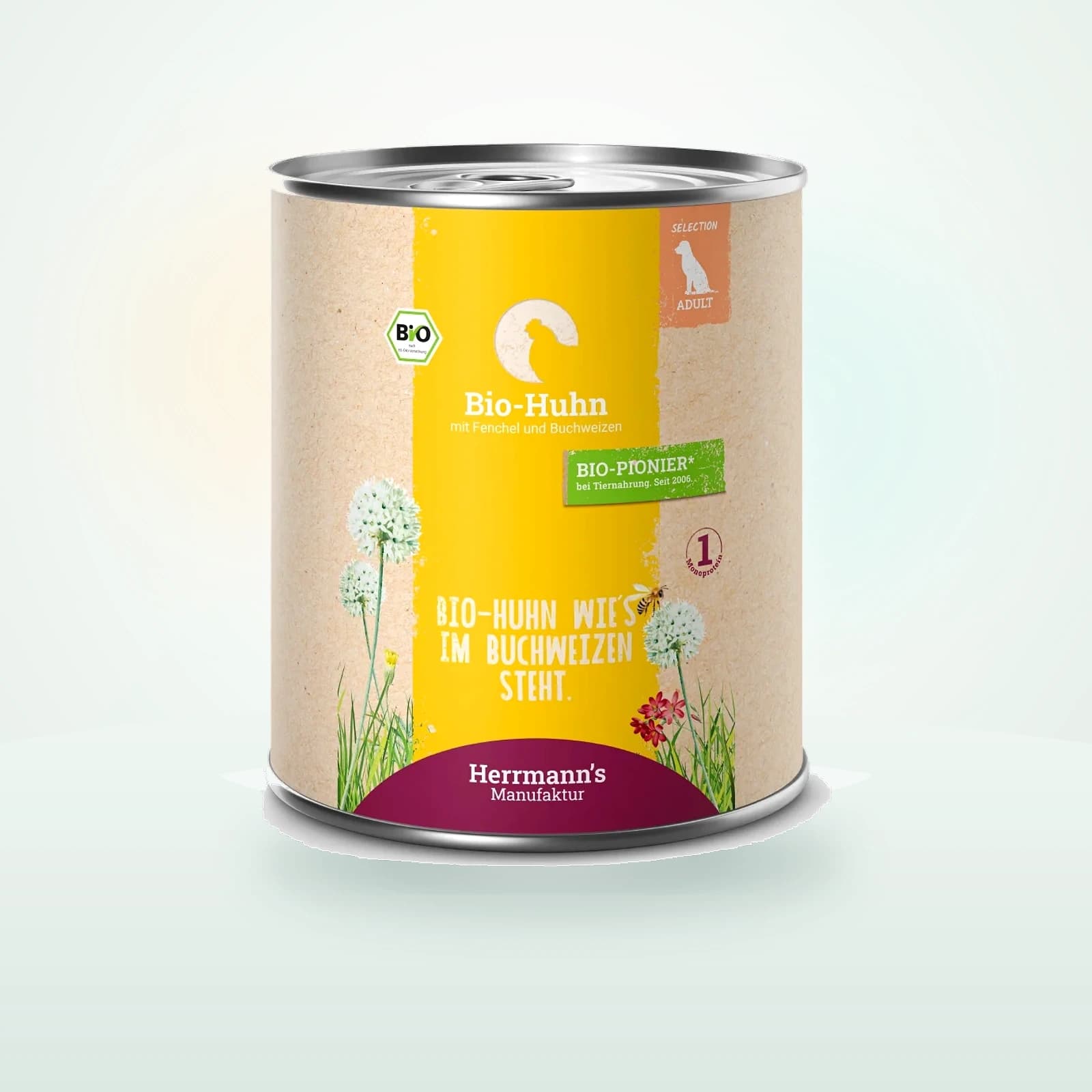 Herrmann's Selection Adult Bio Huhn mit Fenchel & Buchweizen