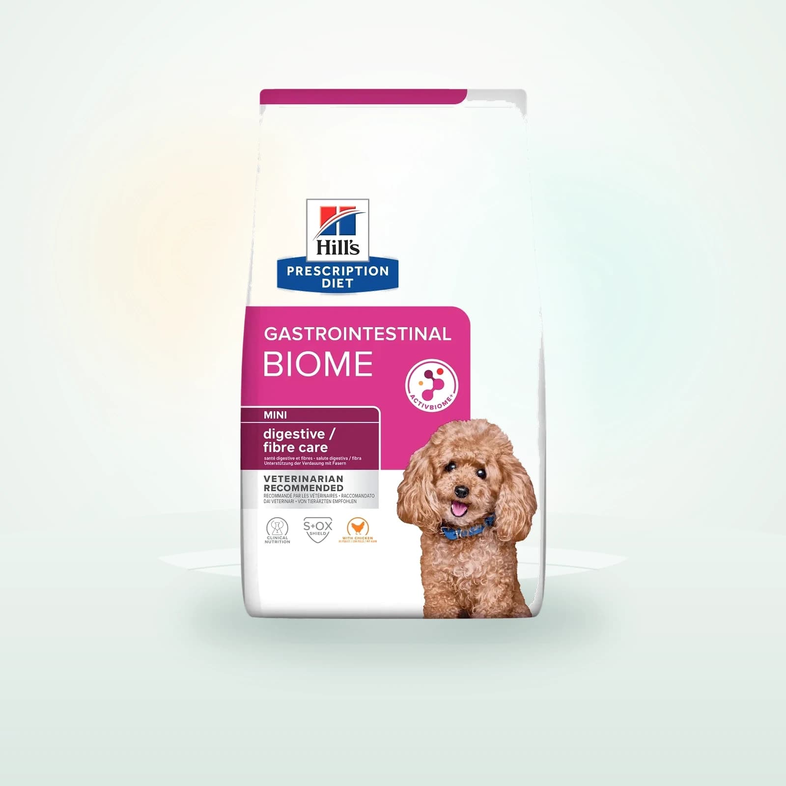 Hill's Prescription Diet Gastrointestinal Biome Digestive/Fibre Care Mini Dry Dog Food with Chicken - Bag