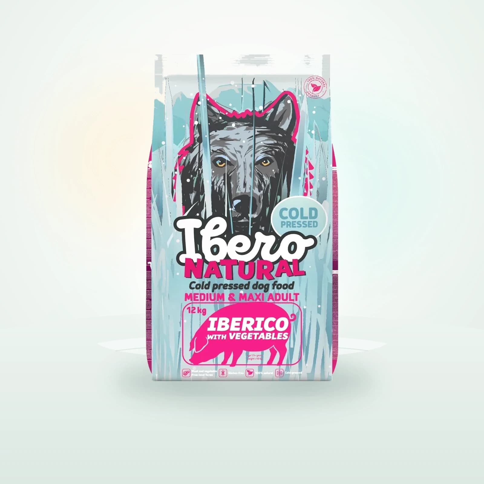 Ibero COLD PRESSED Ibero Cold Press Dog Medium & Maxi Adult Iberico