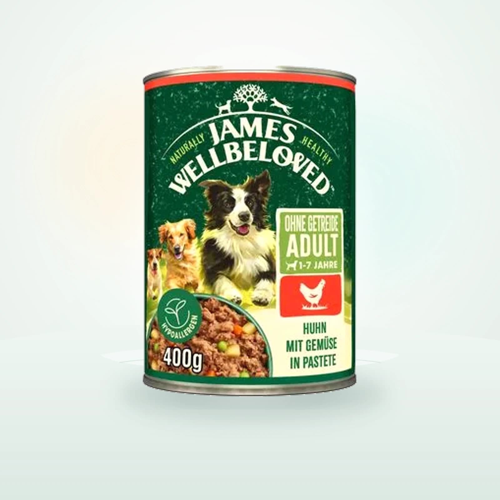 James Wellbeloved Adult Dog Grain Free Hypoallergenic Huhn in Pastete