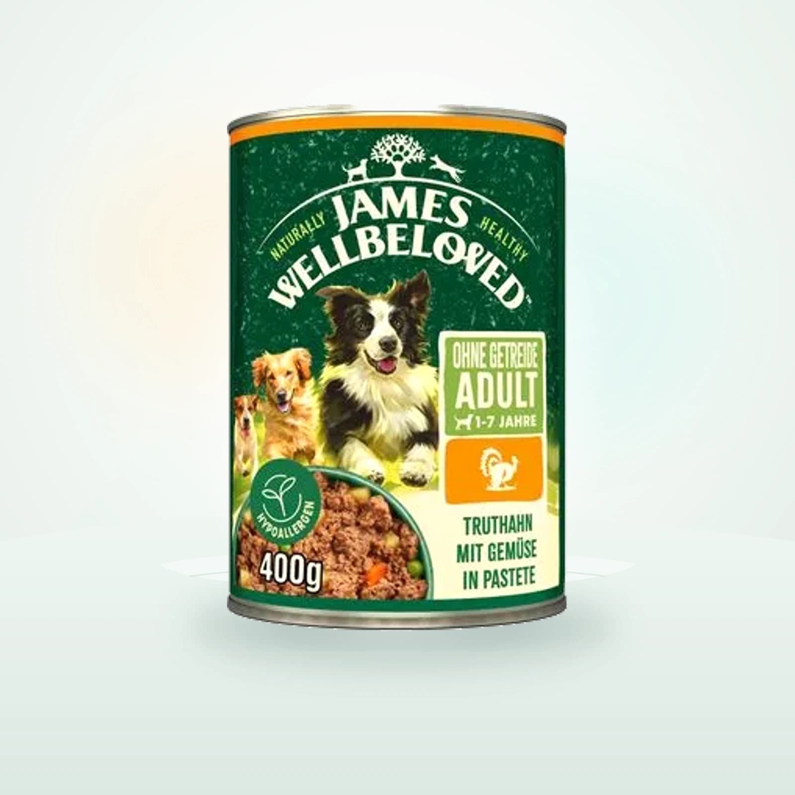 James Wellbeloved Adult Dog Grain Free Hypoallergenic Truthahn in Pastete