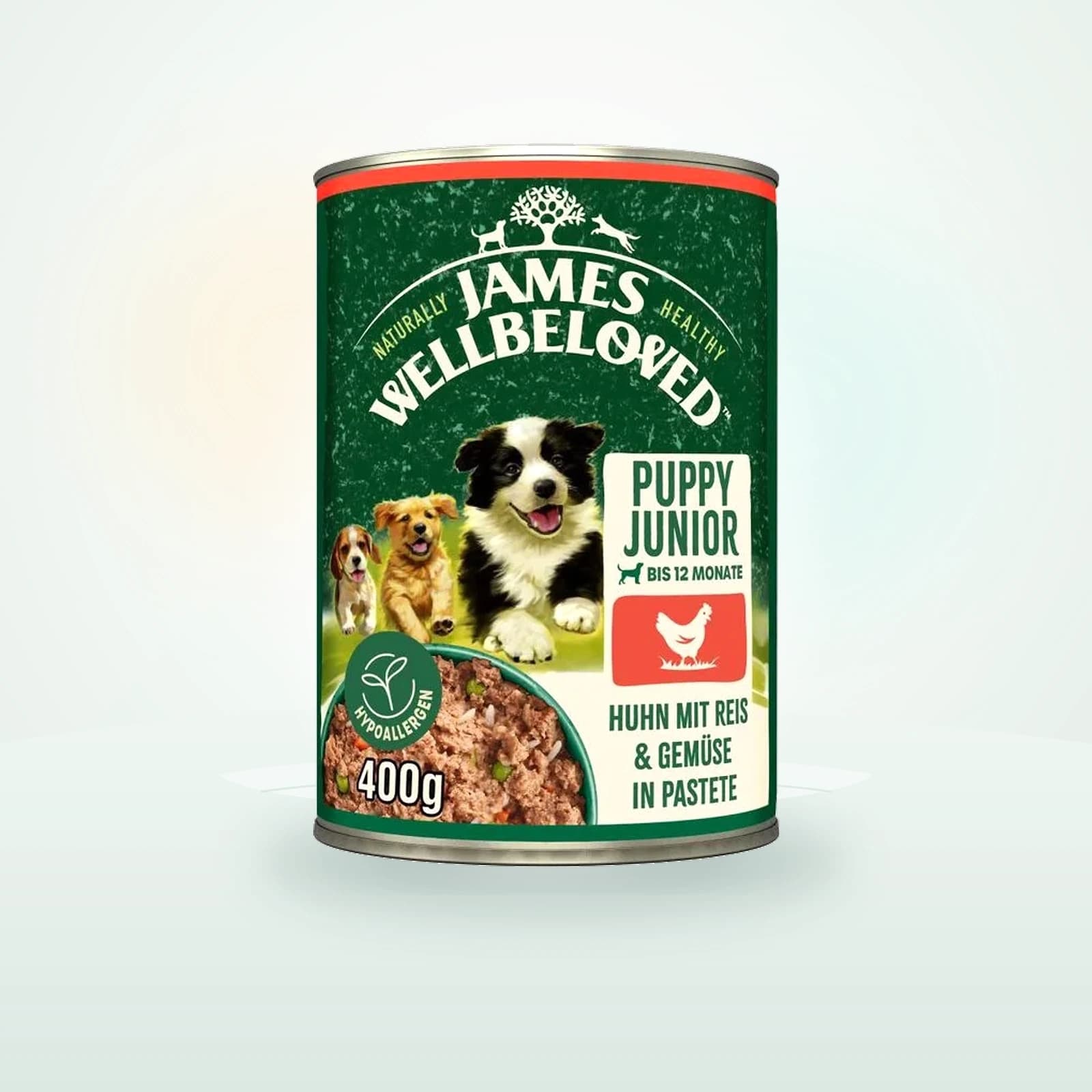 James Wellbeloved Junior Dog Hypoallergenic kuřecí v paštice