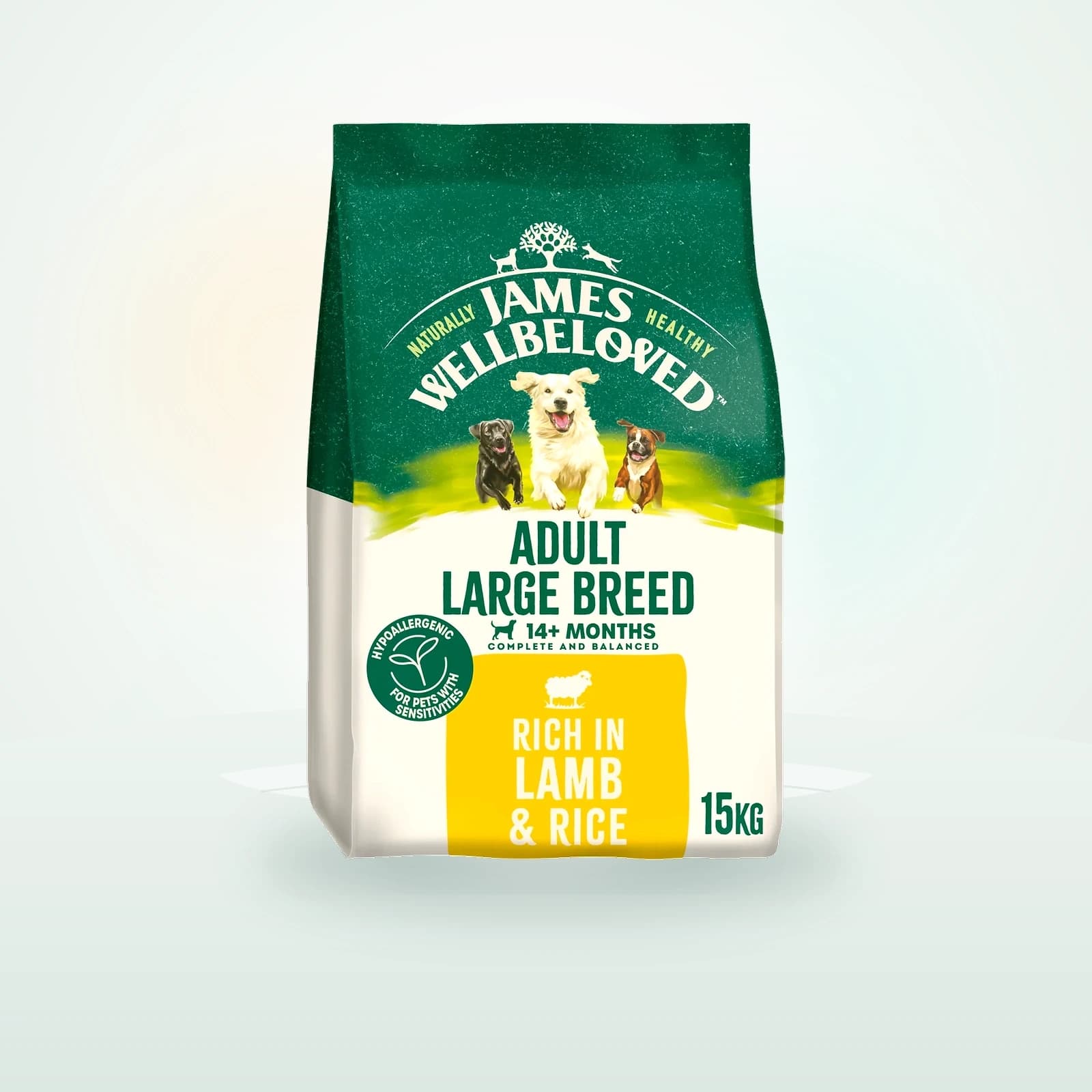 James Wellbeloved Large Breed Adult Dry Dog Food Lamb & Rice