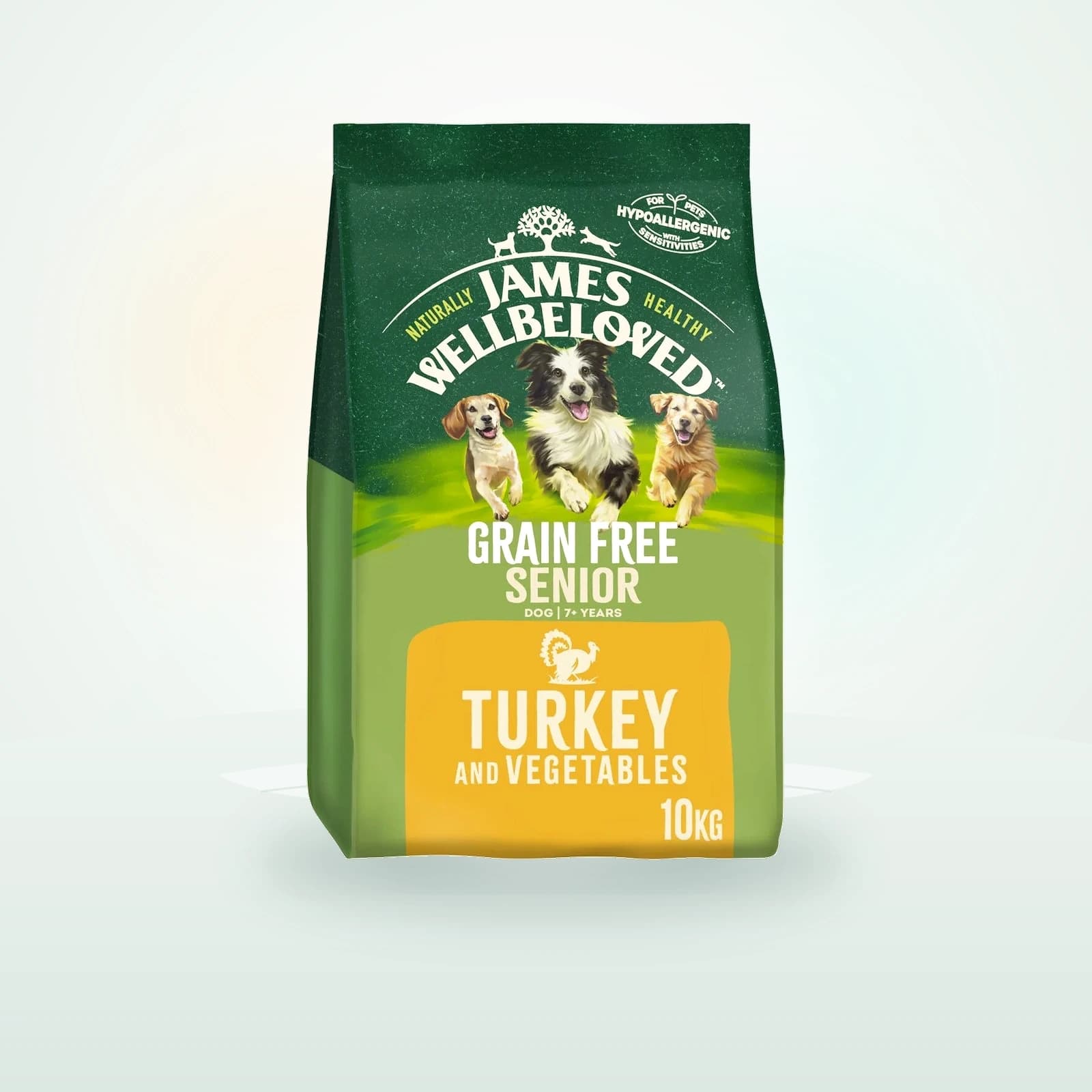 James Wellbeloved Turkey & Vegetable Grain Free Senior Dry Dog Food