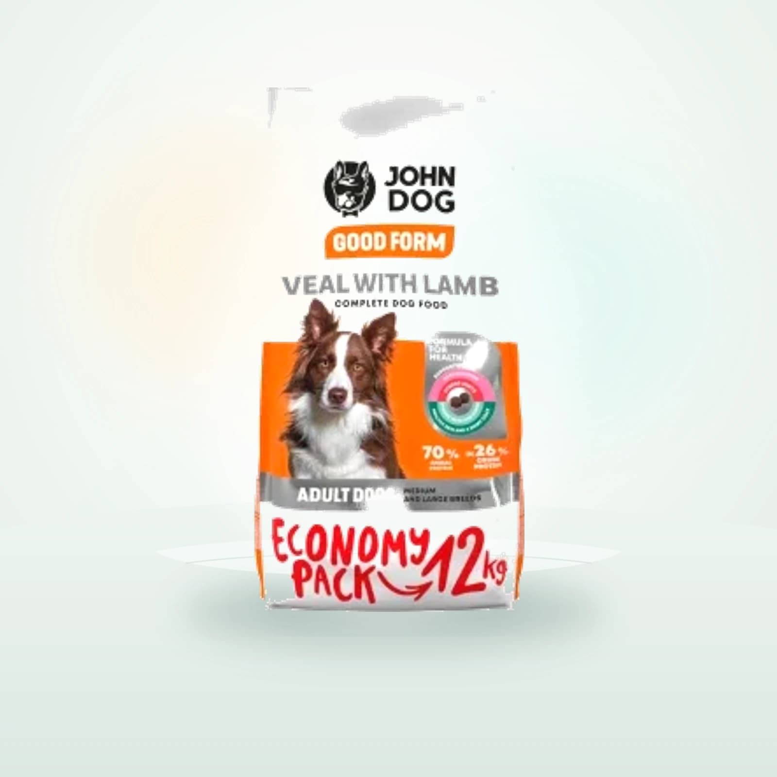 JOHN DOG Good Form Adult Średnie i duże rasy Cielęcina z jagnięciną