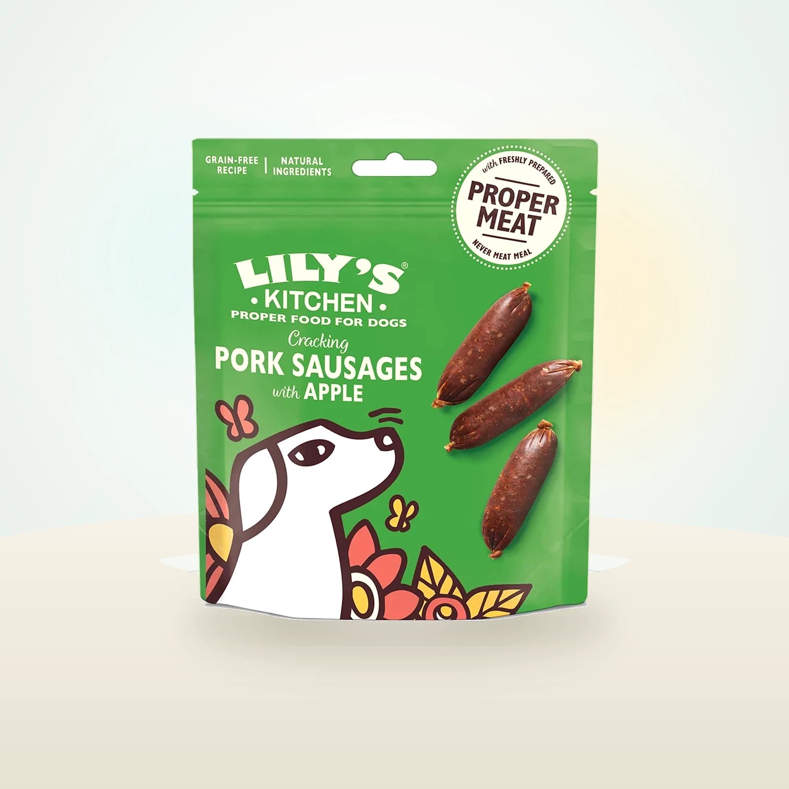 Lily's Kitchen Cracking Pork & Apple Sausages Dog Treats