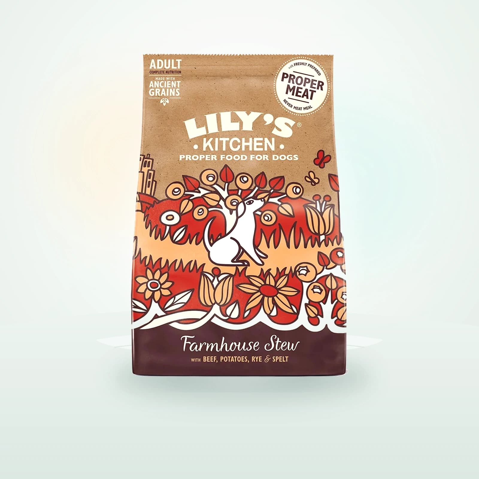 Lily's Kitchen Farmhouse Stew Adult Dry Dog Food Beef