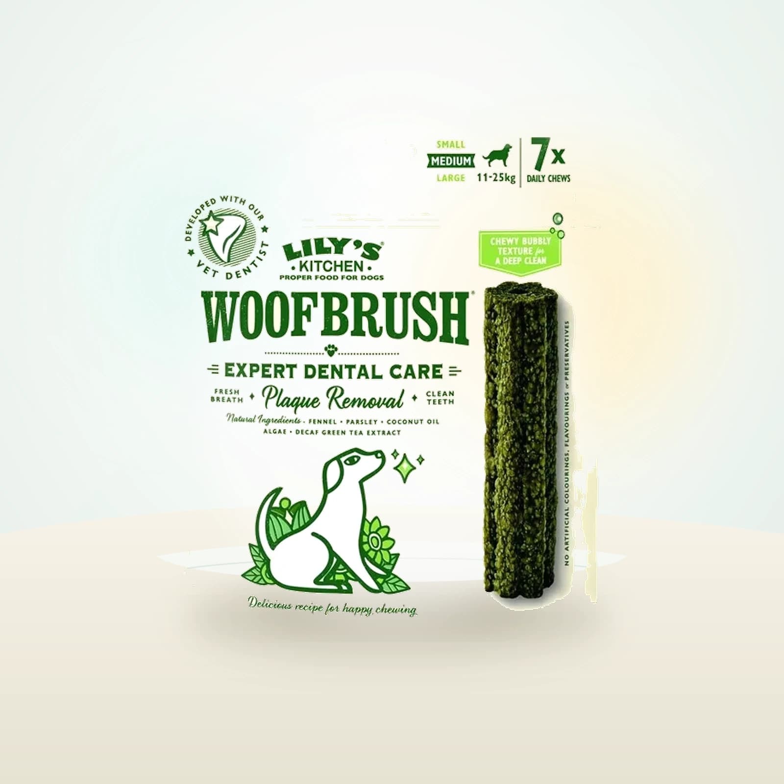 Lily's Kitchen Woofbrush dental chew for medium size dogs