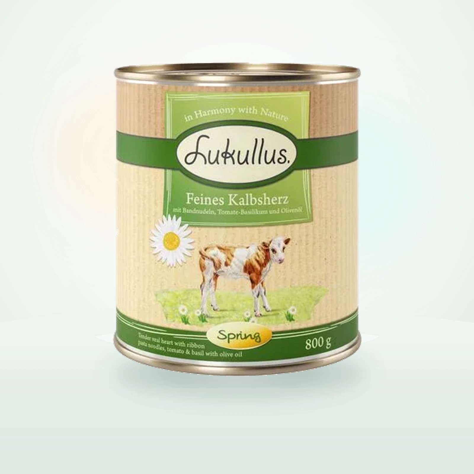 Lukullus menu de primavera: tenros corações de vitela