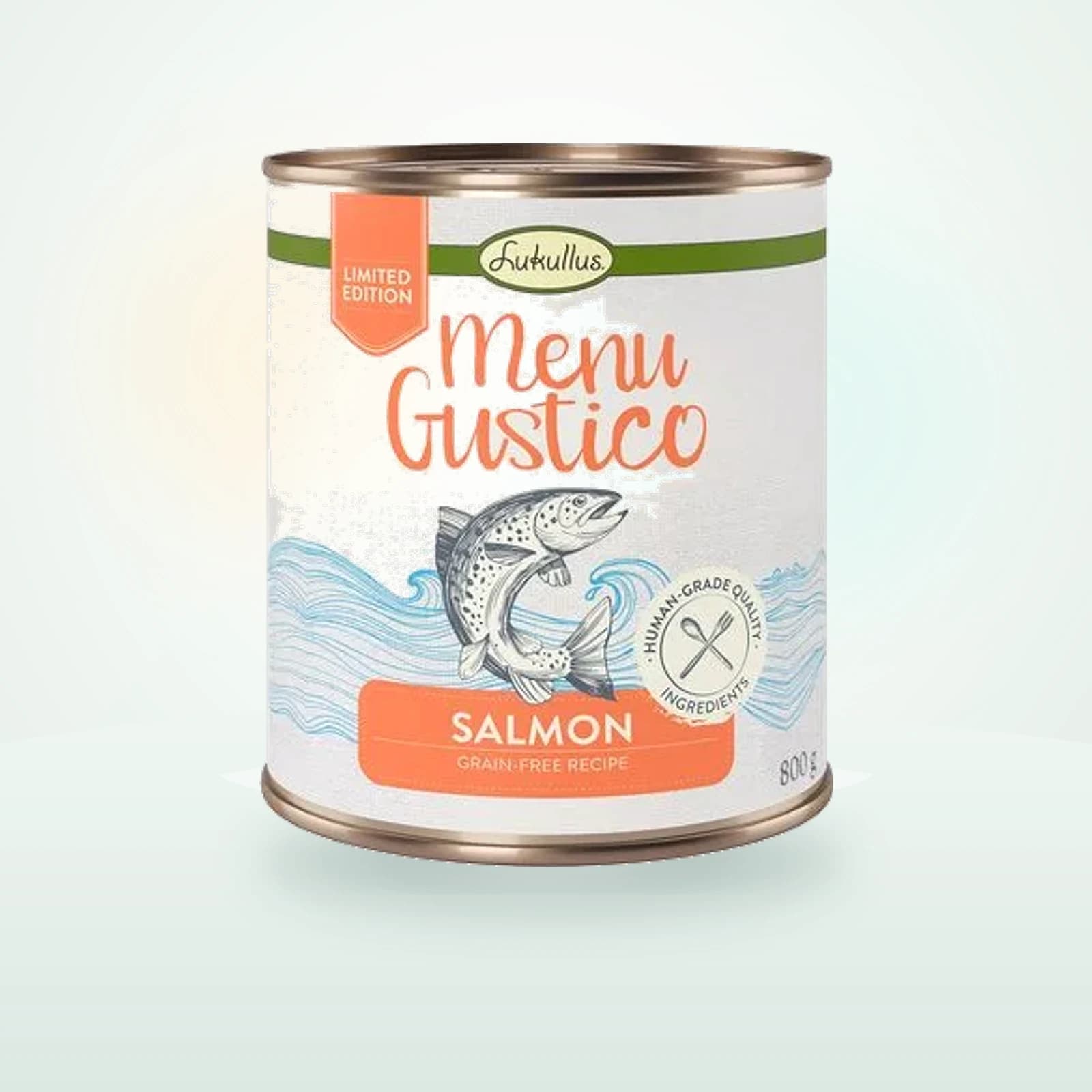 Lukullus Menu Gustico - Salmão com cenoura, alfafa e espinafres