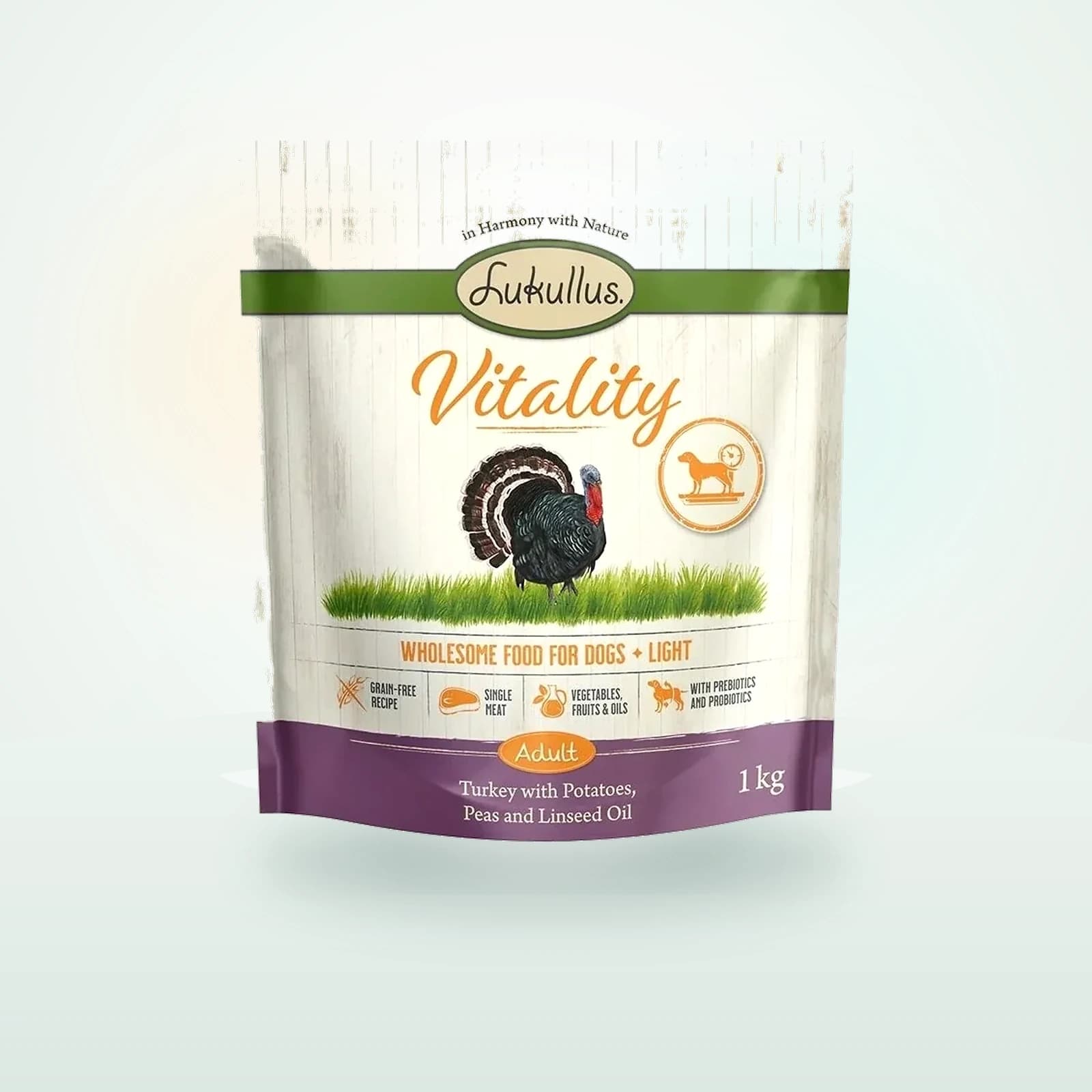 Lukullus Vitality Light Tacchino (senza cereali) Crocchette