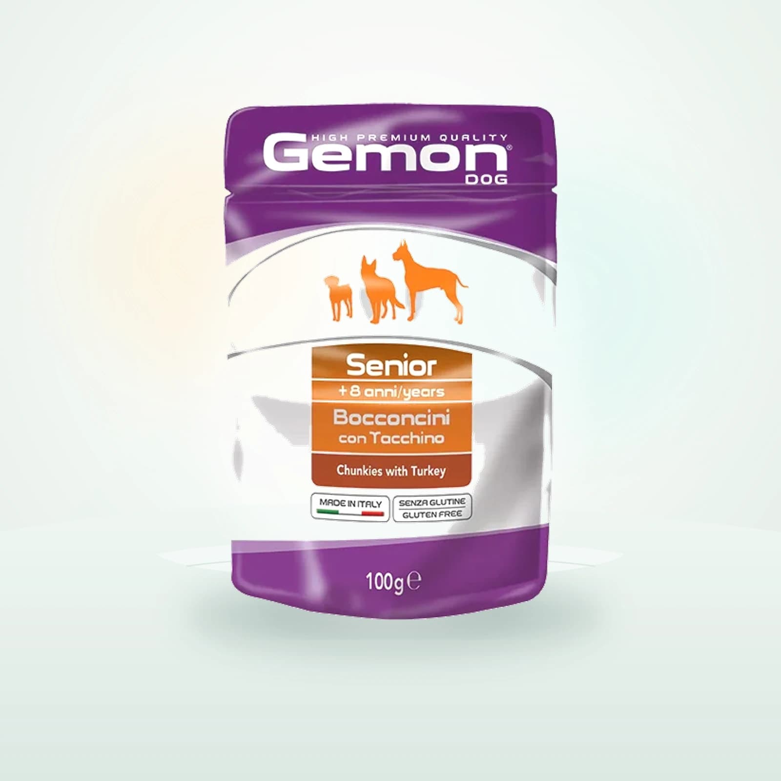 Monge Gemon Senior Bocconcini con Tacchino
