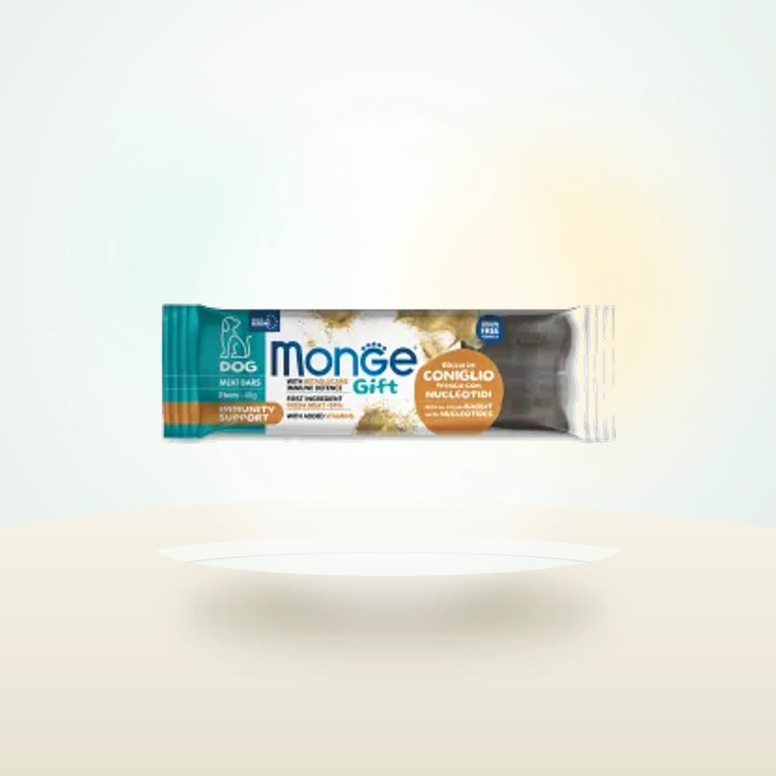 Monge Gift Immunity Support Dog Ricco in Coniglio Fresco con Nucleotidi e Betaglucani Meat Bars