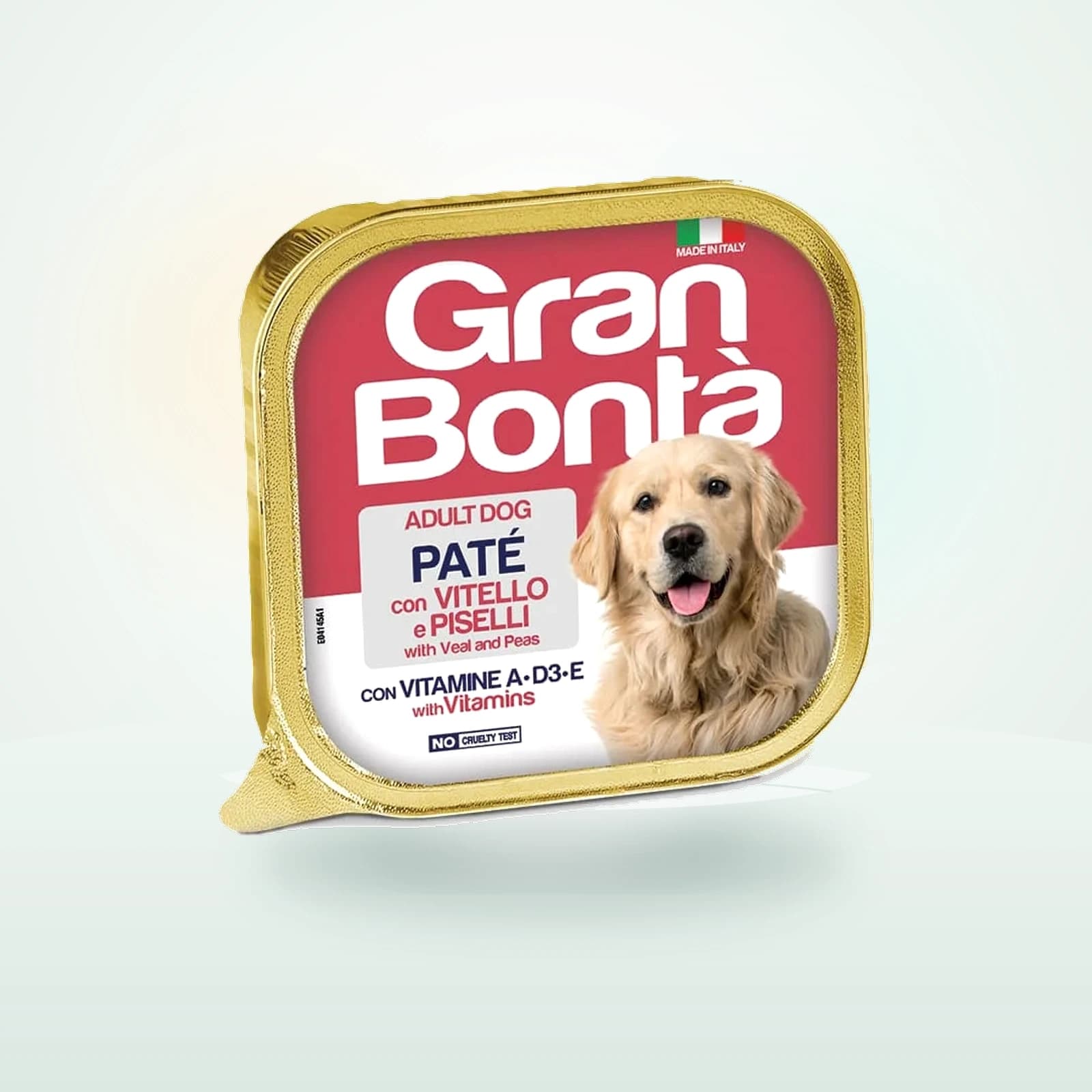 Monge Gran Bontà All Breeds Adult Paté con Vitello e Piselli