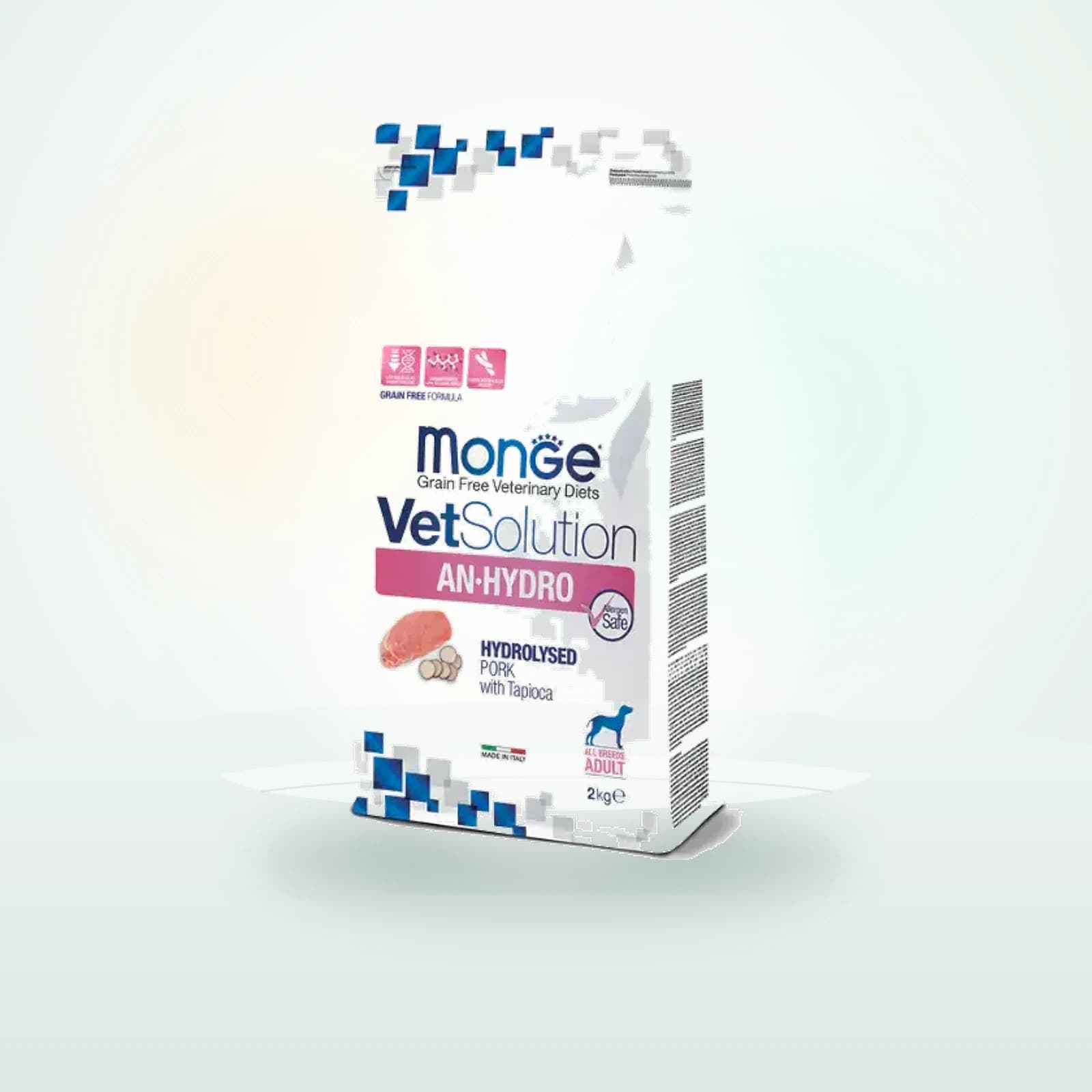 Monge VetSolution Canine An-Hydro Grain Free Adult Maiale