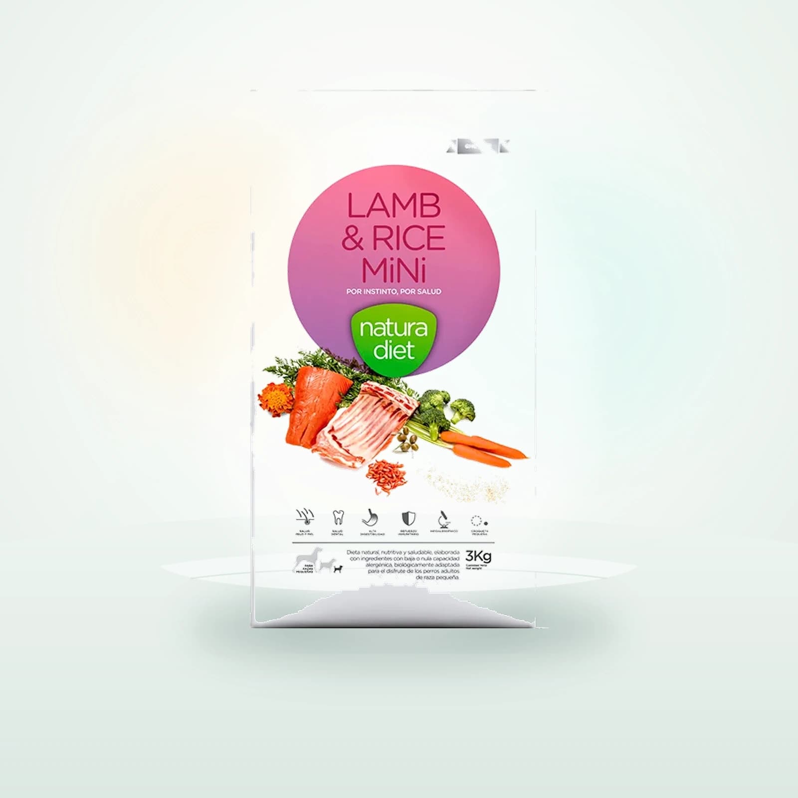 Natura Diet Adult Mini Daily Food Cordero y Arroz