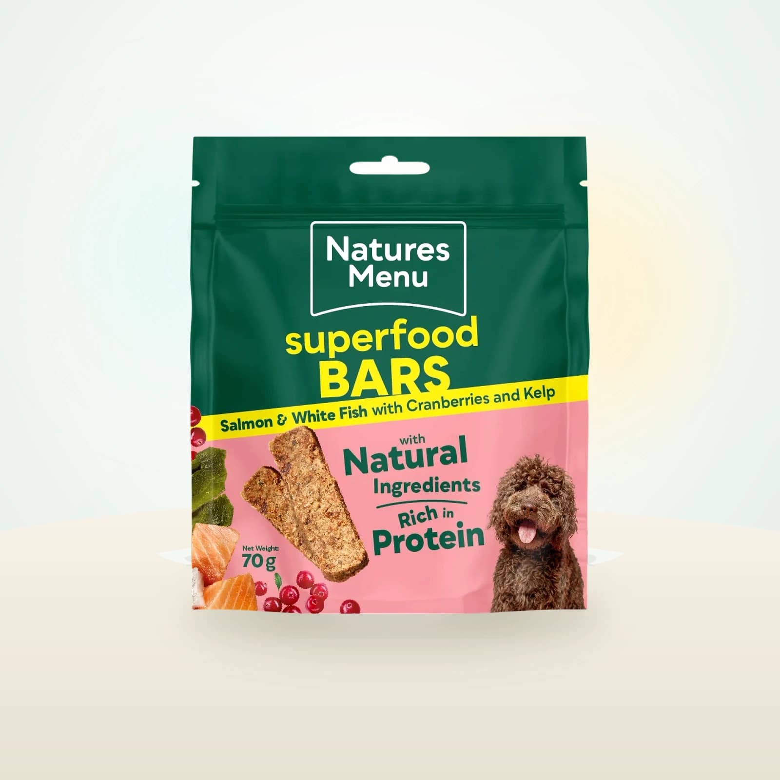 Nature's Menu Natures Menu Country Hunter Superfood Bars - Salmon & White Fish Adult Dog Treats
