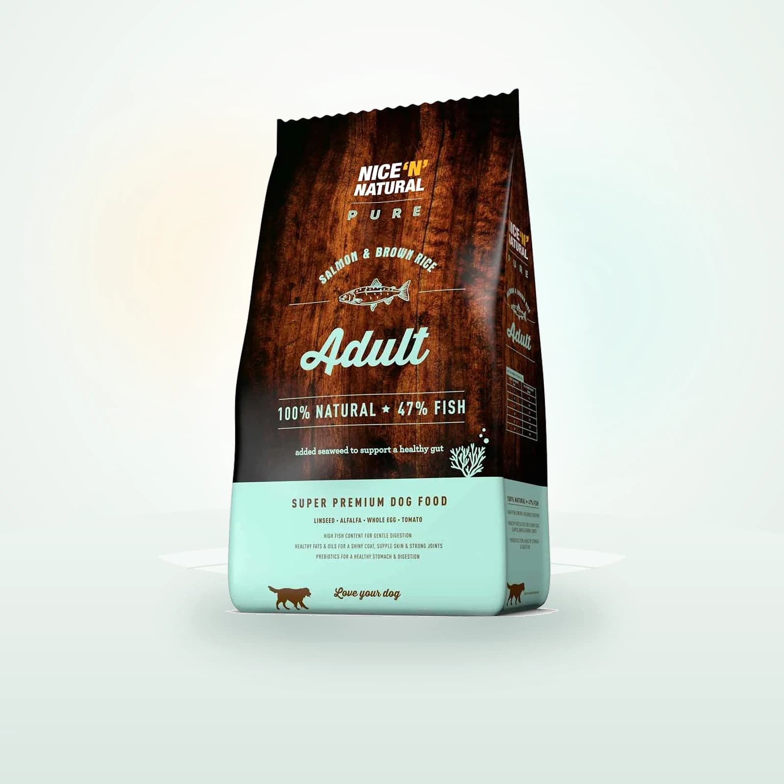 Nice N Natural Pure Salmon & Brown Rice Dry Adult Dog Food