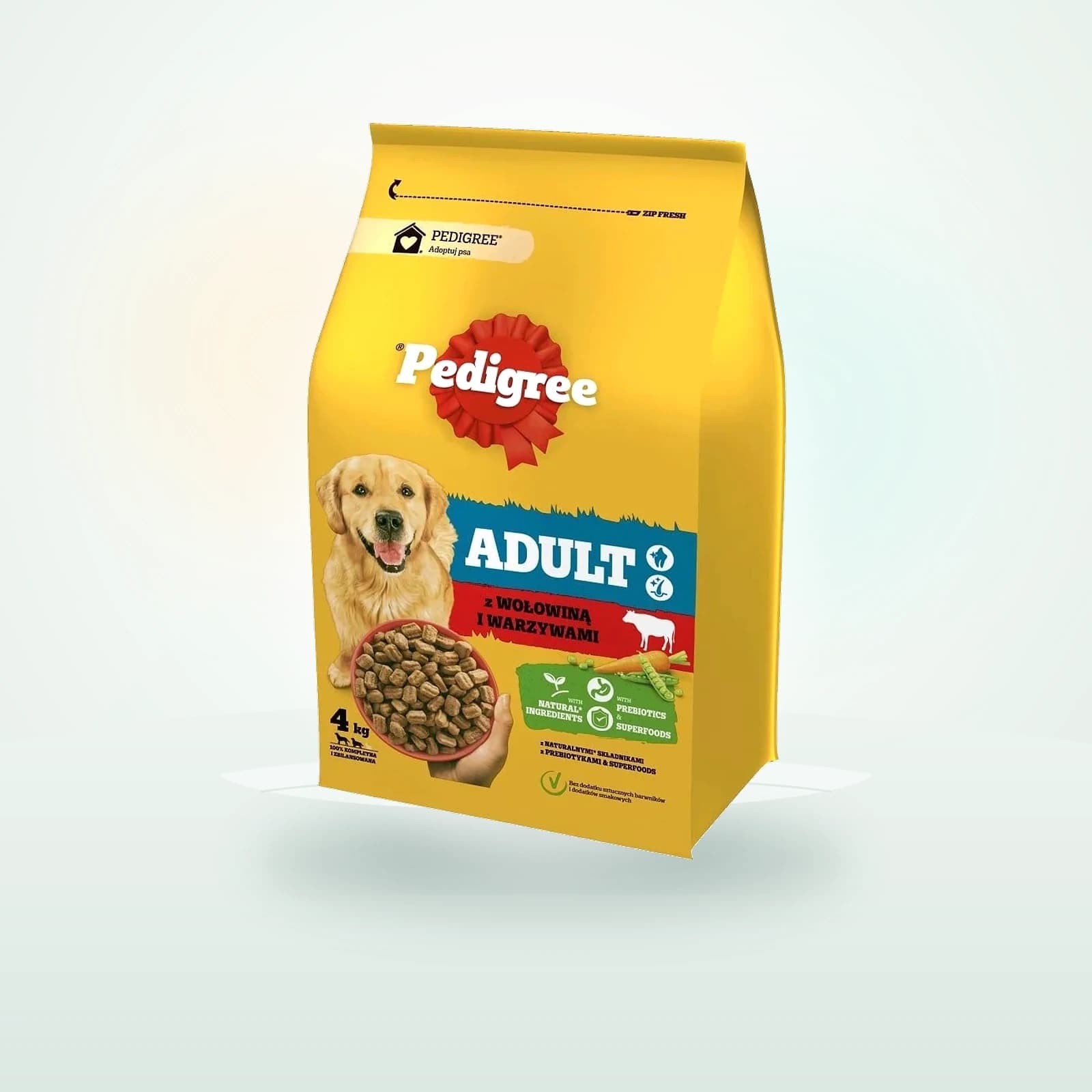 Pedigree Adult z wołowiną i warzywami dla psów dużych i średnich ras