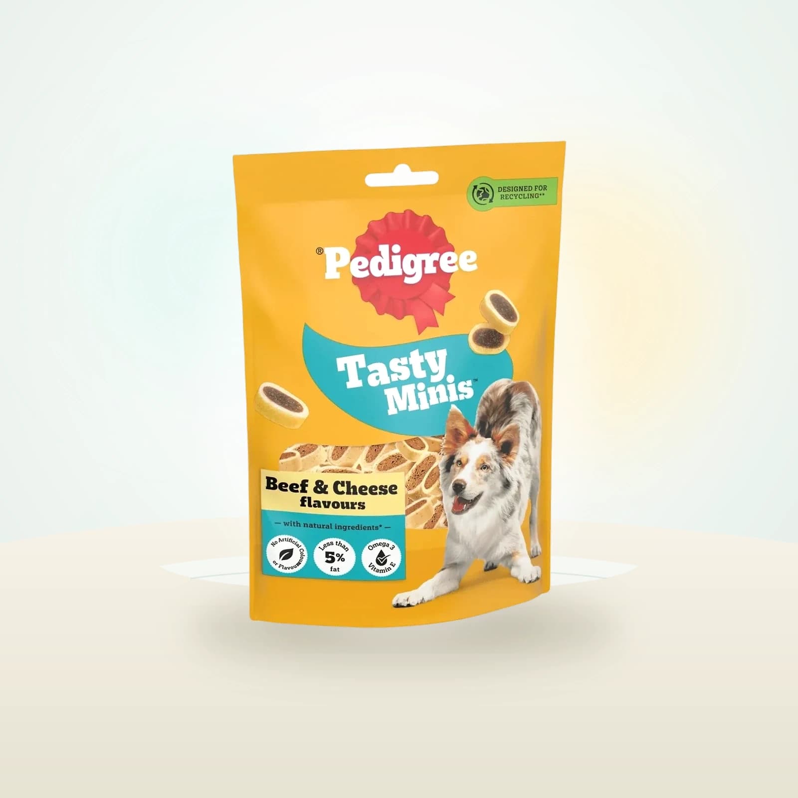 Pedigree TASTY MINIS Adult Dog Treats Cheese & Beef Nibbles