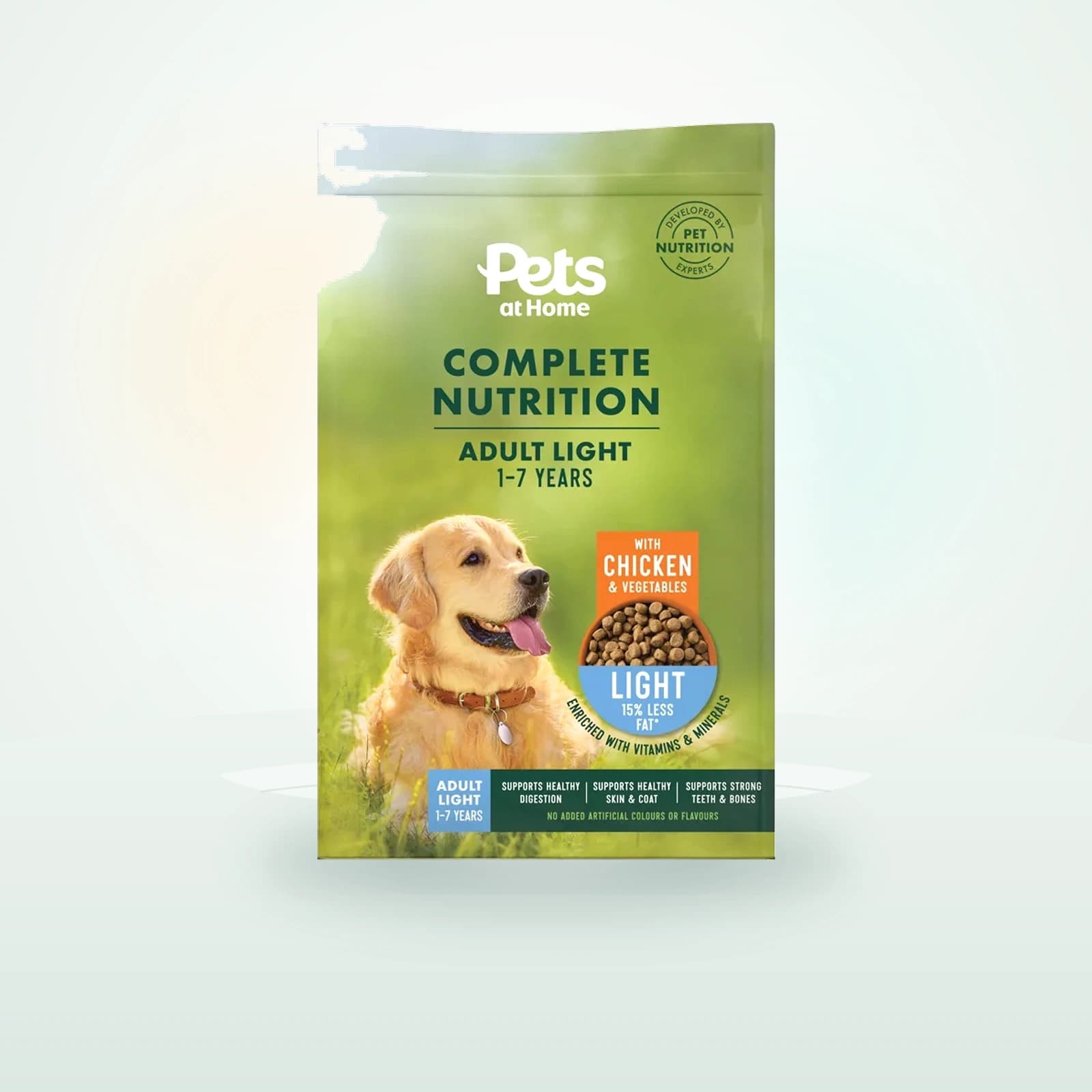 Pets at Home Complete Nutrition Light 15% Less Fat Chicken & Veg Adult Dry Dog Food