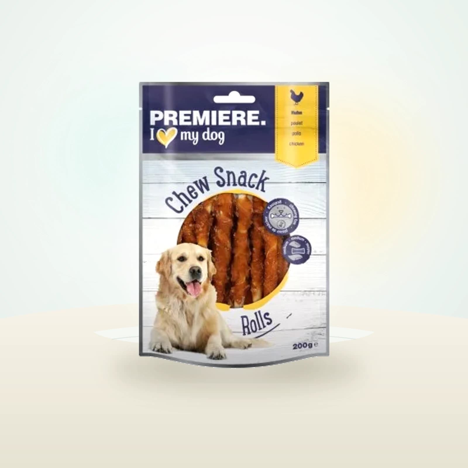PREMIERE Chew Snack bâtonnets à mâcher Rolls Poulet Poulet
