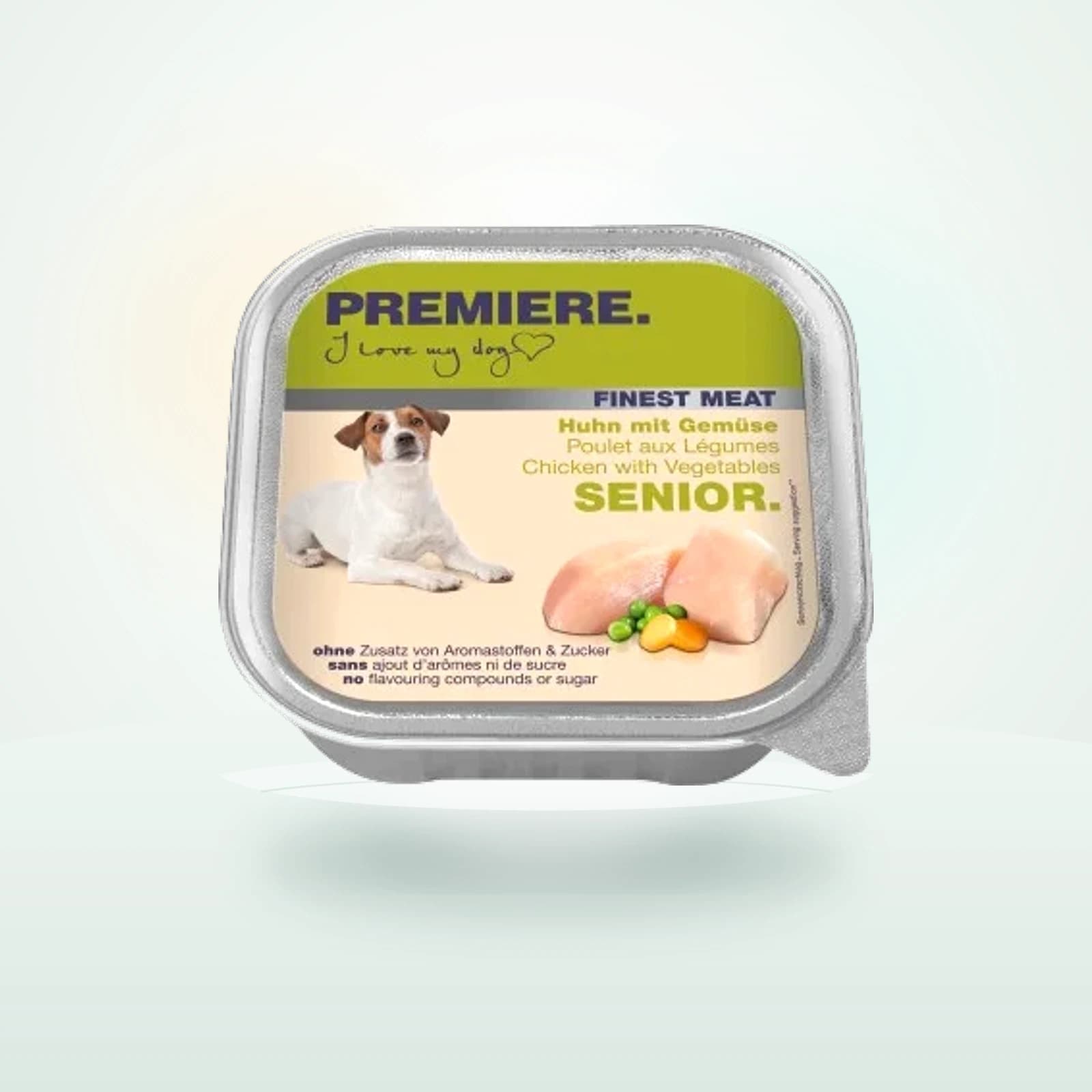 PREMIERE Finest Meat Nassfutter Hund, Senior, Huhn mit Gemüse