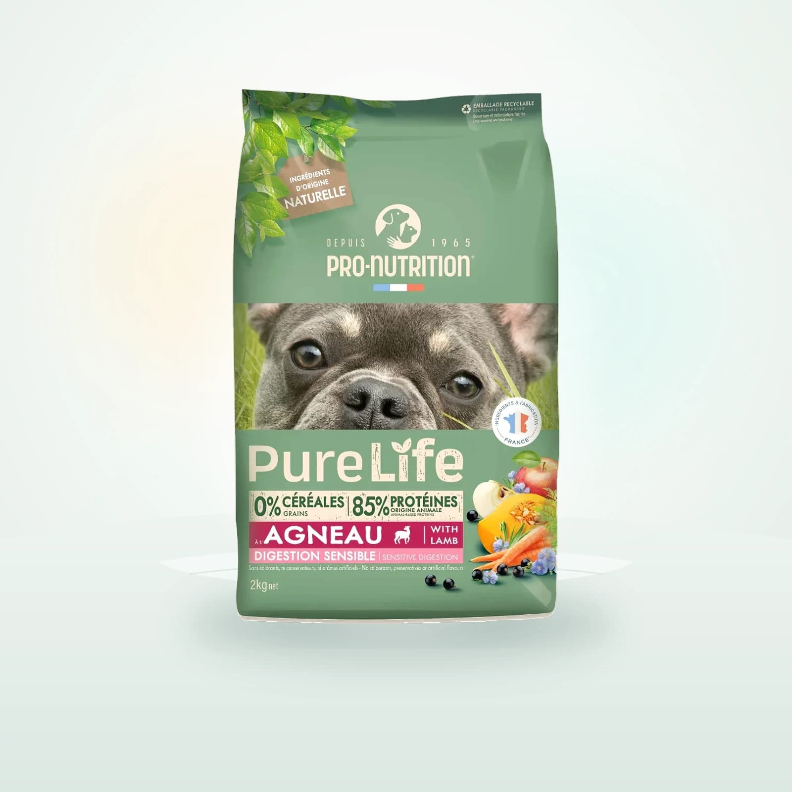 Pro-Nutrition - Flatazor Pure Life Digestion Sensible - Saveur Agneau