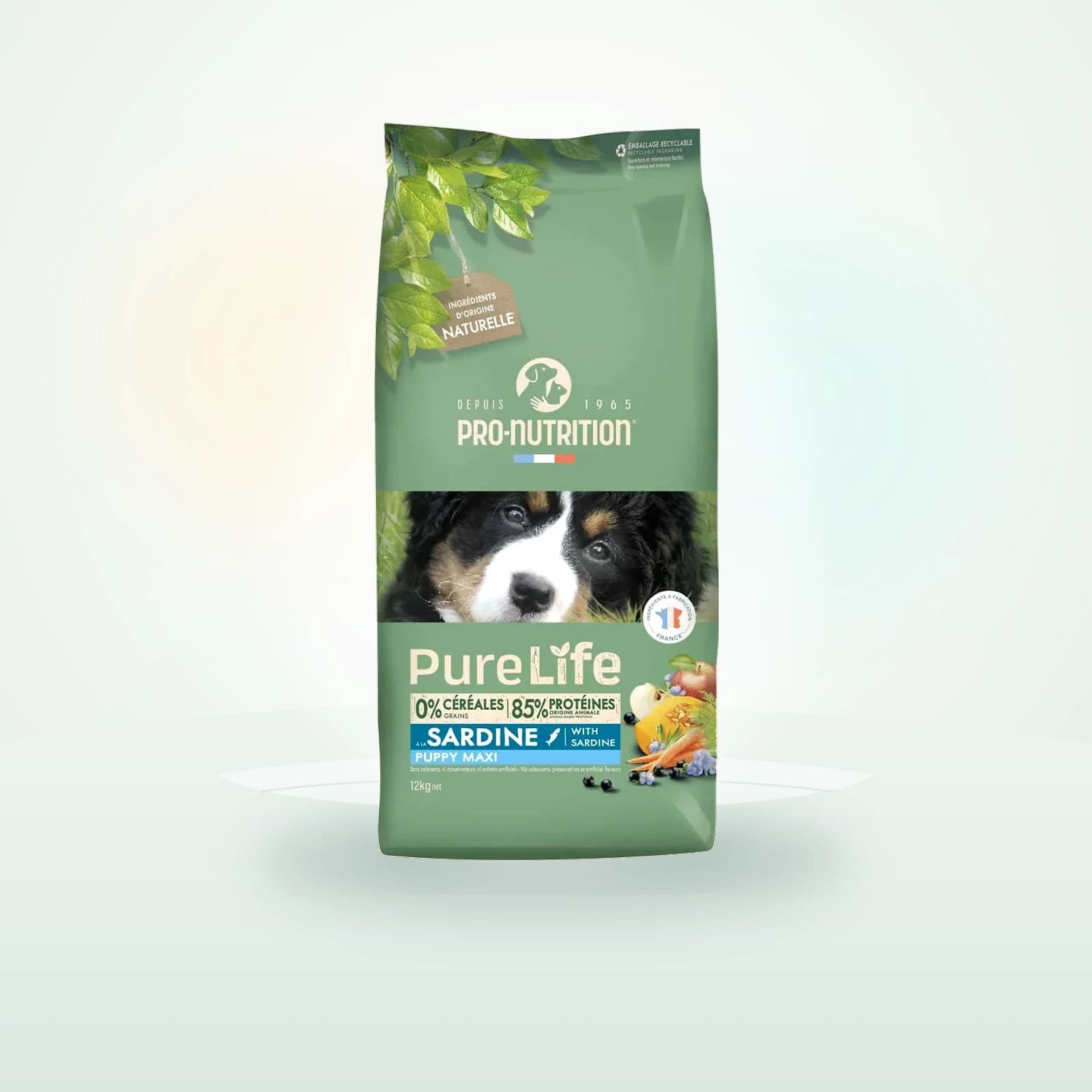 Pro-Nutrition - Flatazor Pure Life Puppy Maxi - Saveur Sardine