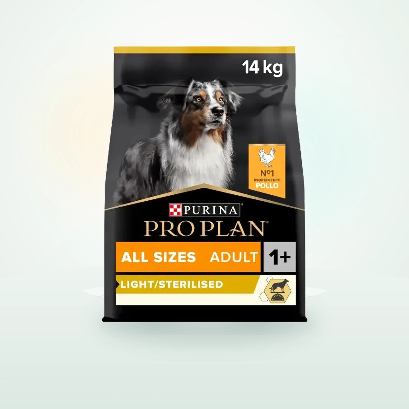 Purina Pro Plan Light Sterilised All Size Adult Crocchette Cane Pollo