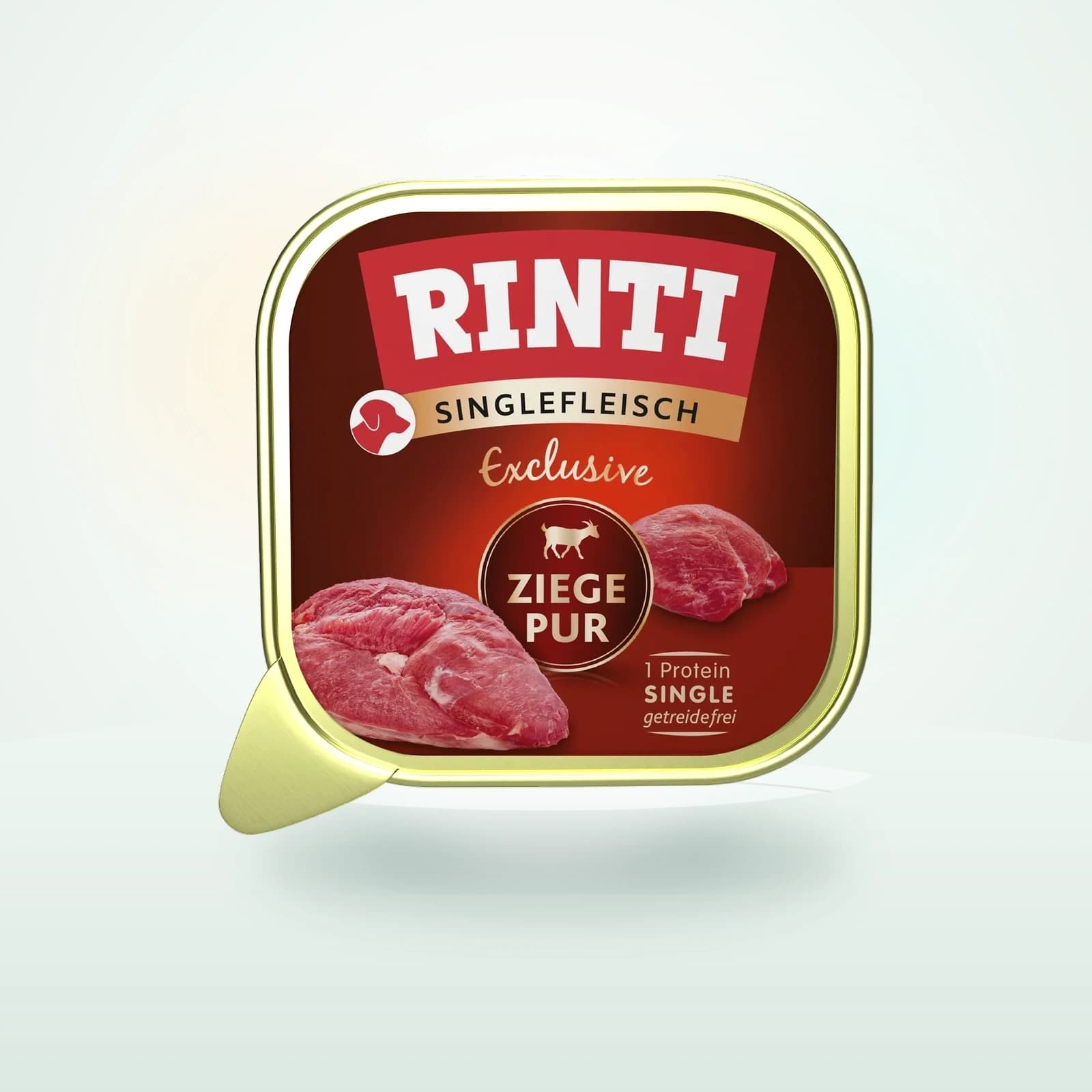 Rinti Singlefleisch Exclusive Nassfutter Hund, Adult Ziege