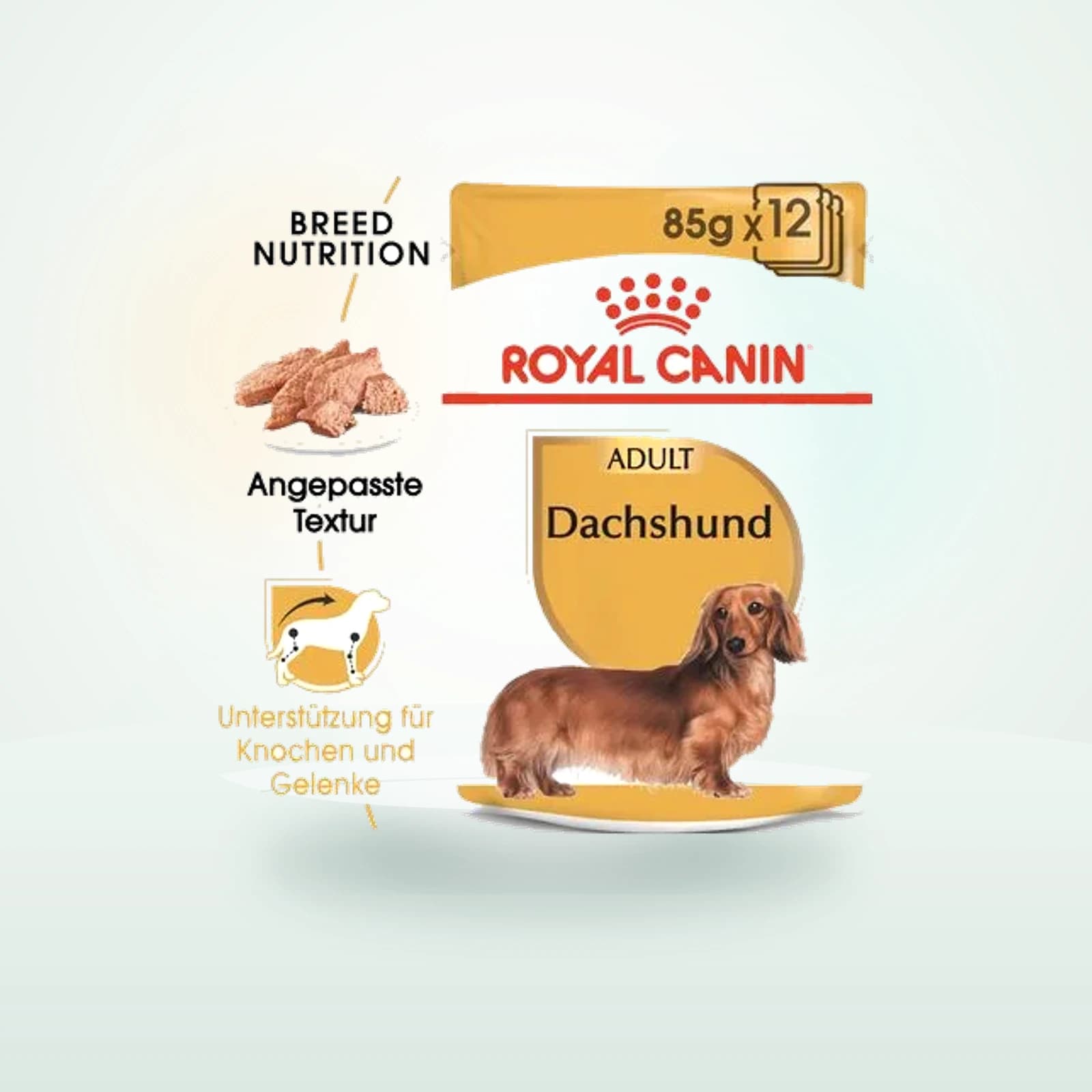 Royal Canin Nassfutter als Ergänzung zu Royal Canin Dachshund Adult