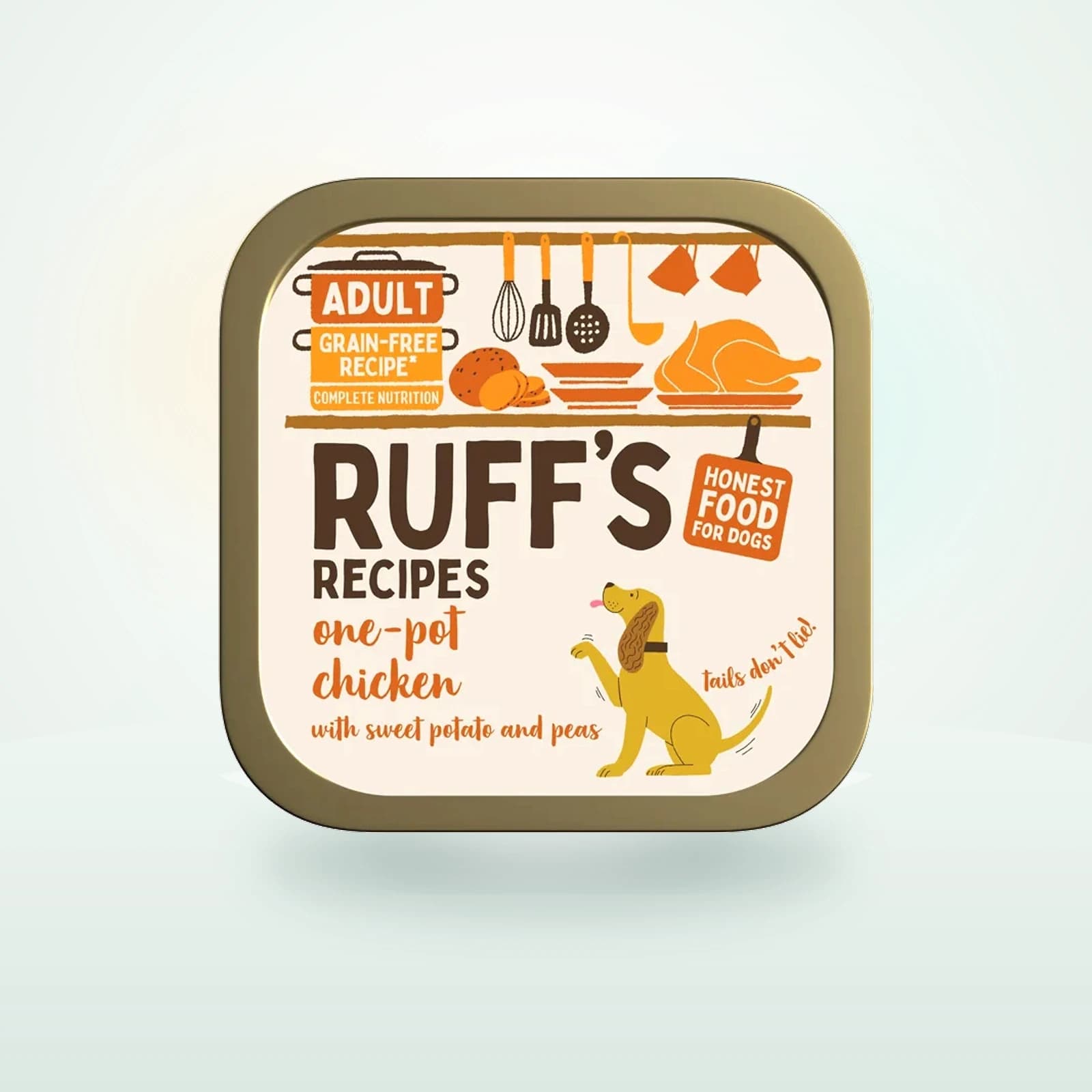 Ruff's Recipes One-Pot Chicken with Sweet Potato & Peas Adult Wet Dog Food