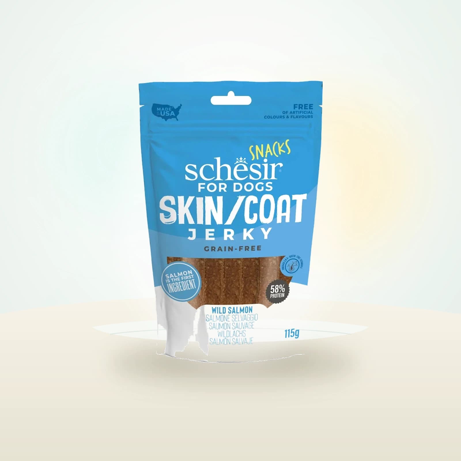 Schesir Wild salmon snack - hair and skin