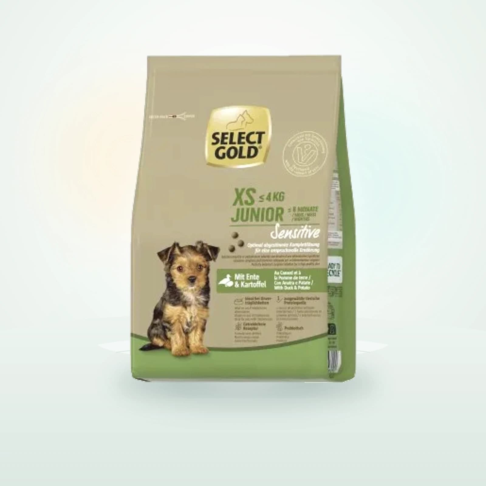 select gold Sensitive Croquettes Chiot XS Canard aux pommes de terre