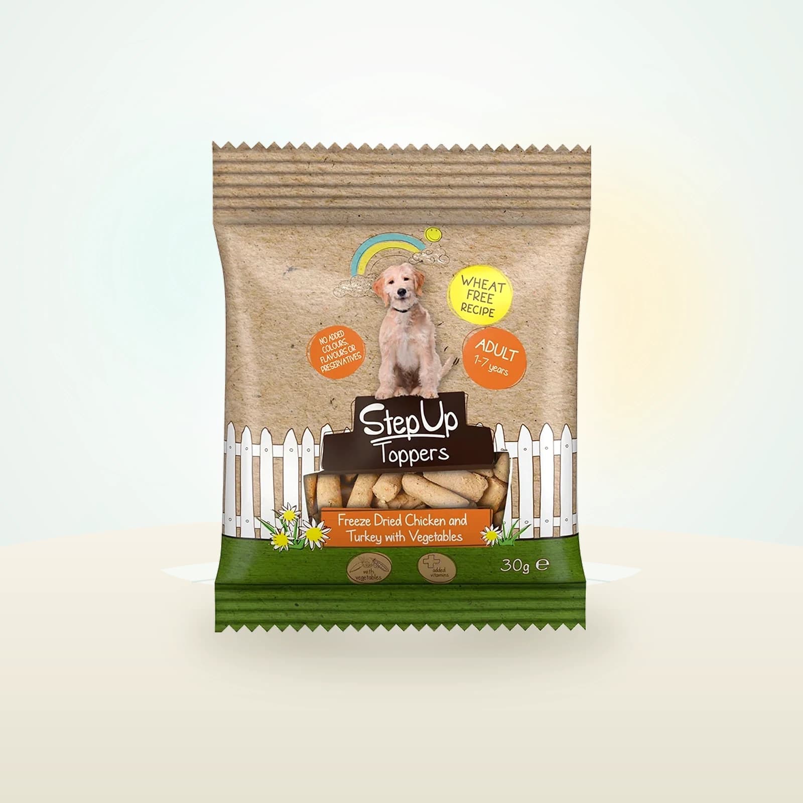 Step Up Toppers Freeze Dried Chicken & Turkey with Vegetables