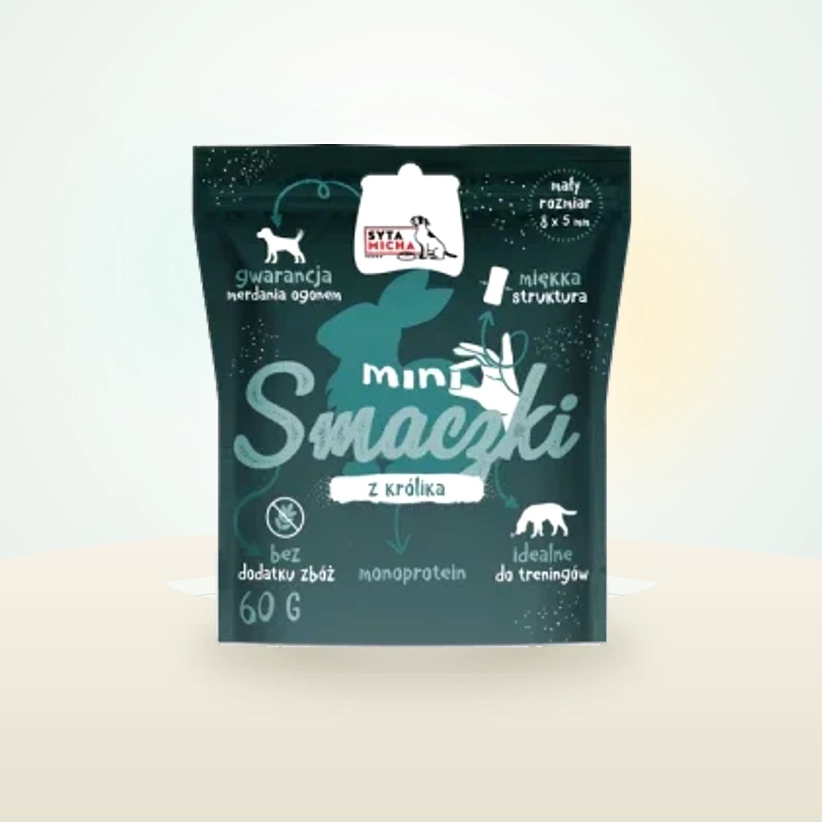 SYTA MICHA Mini smaczki z królikiem Mono