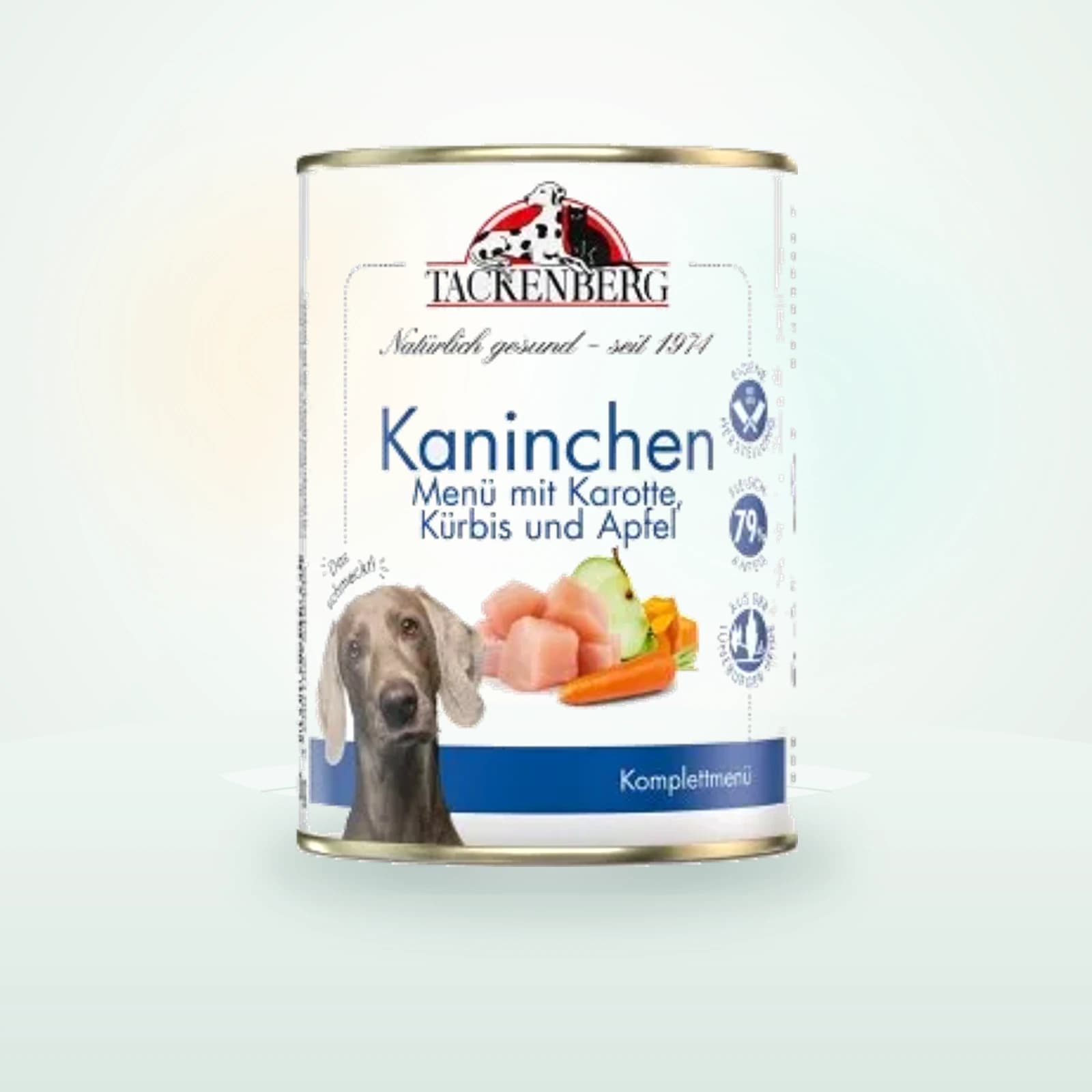 Tackenberg nourriture humide pour chien, adulte. Kaninchen mit Karotte