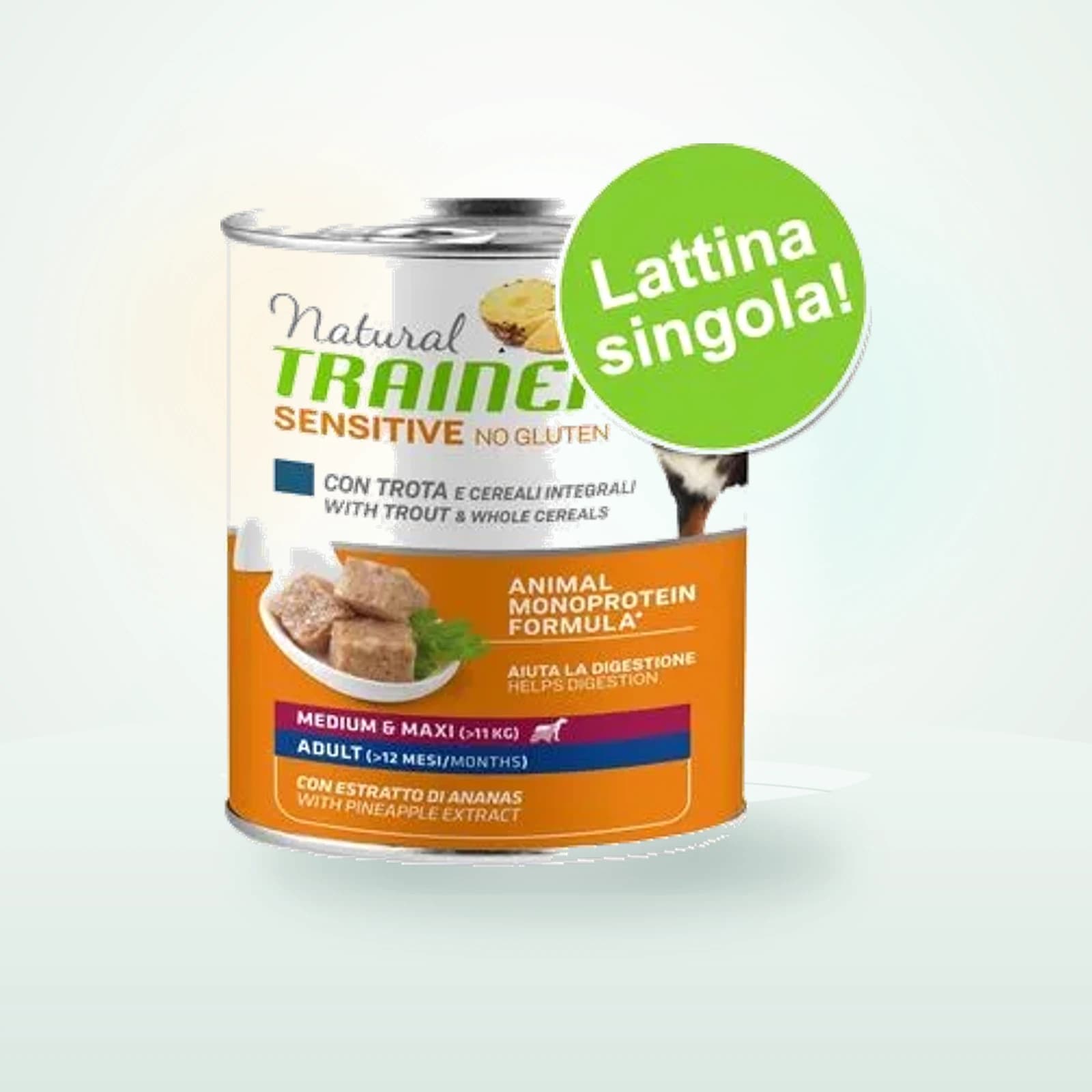 Trainer Natural Trainer Sensitive No Gluten Adult ankka & täysjyvävilja