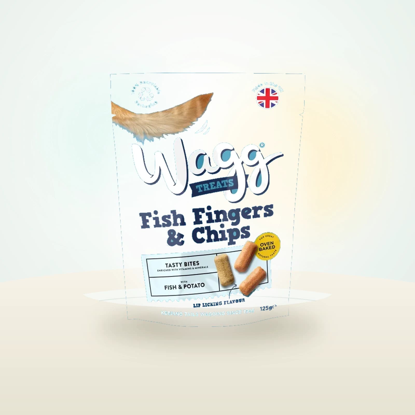 Wagg Fish Fingers & Chips Dog Treats with Fish and Potato - Wagg Pet Foods