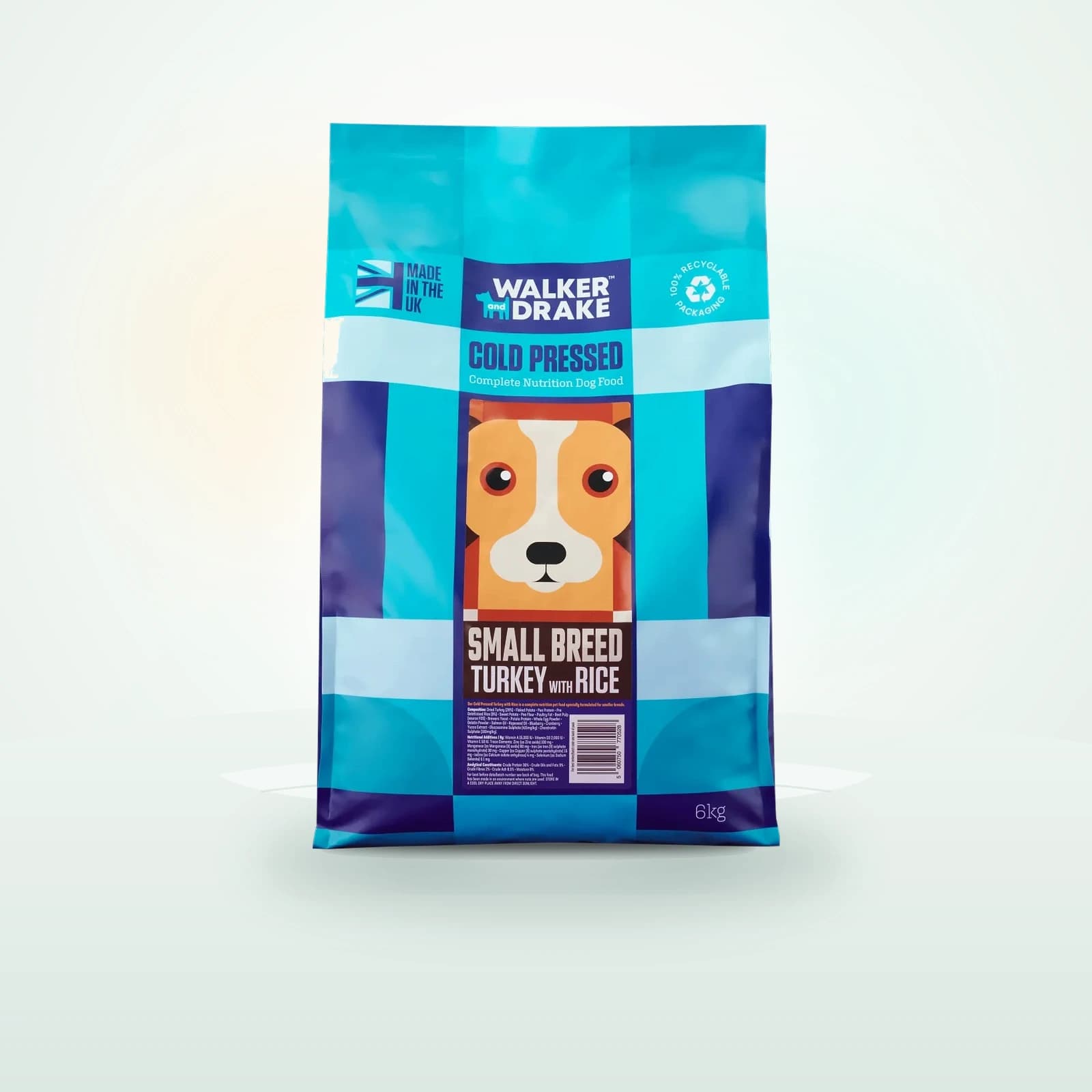 Walker & Drake Small Breed Premium Cold Pressed - Turkey with Rice