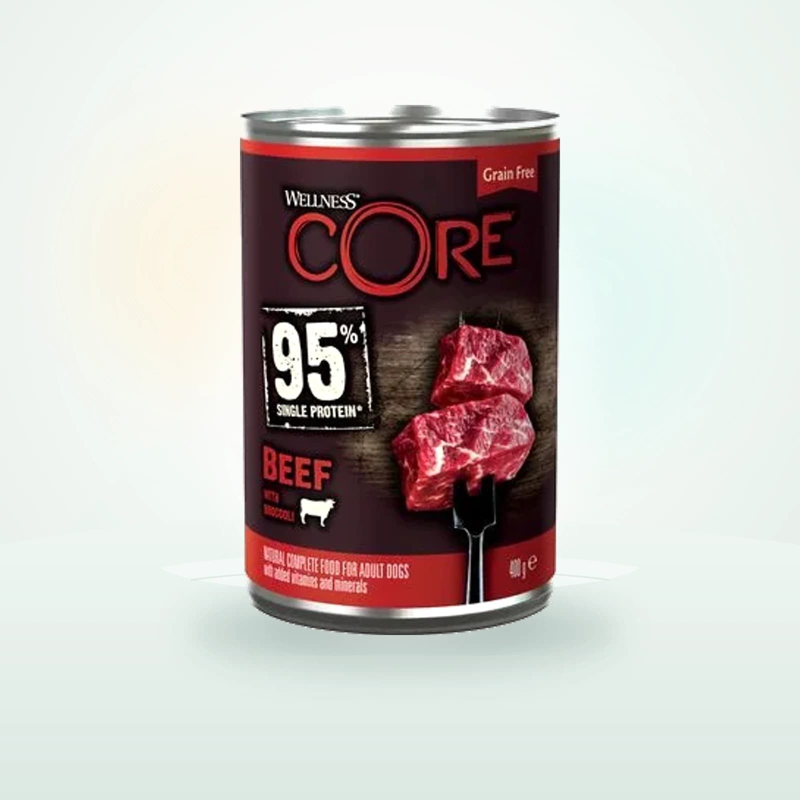 Wellness Core Adult 95% Single Protein Beef & Broccoli Wet Dog Food