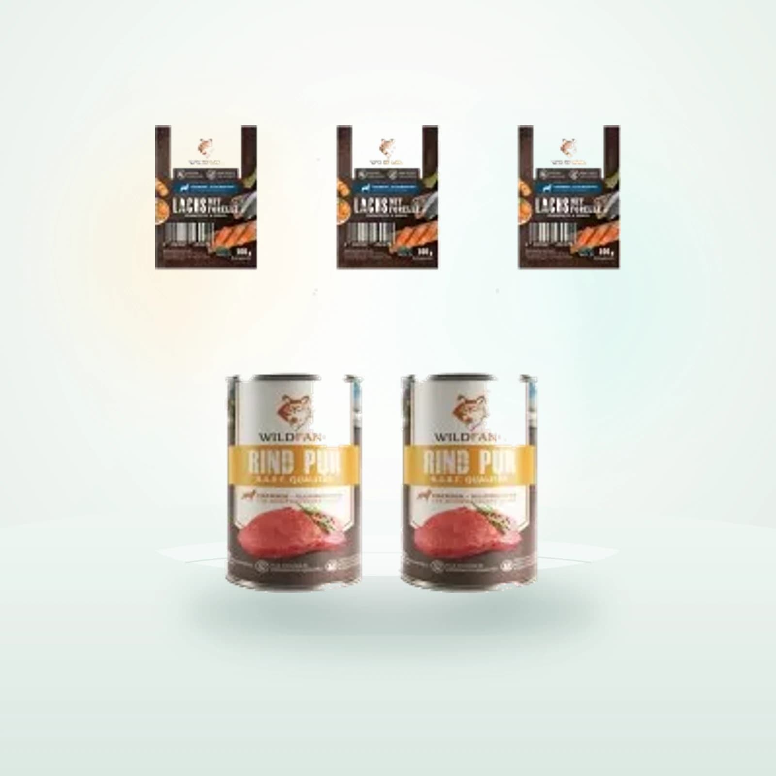 Wildfang Genussbox Adult - Trocken- & Nassfutter Lachs mit Forelle