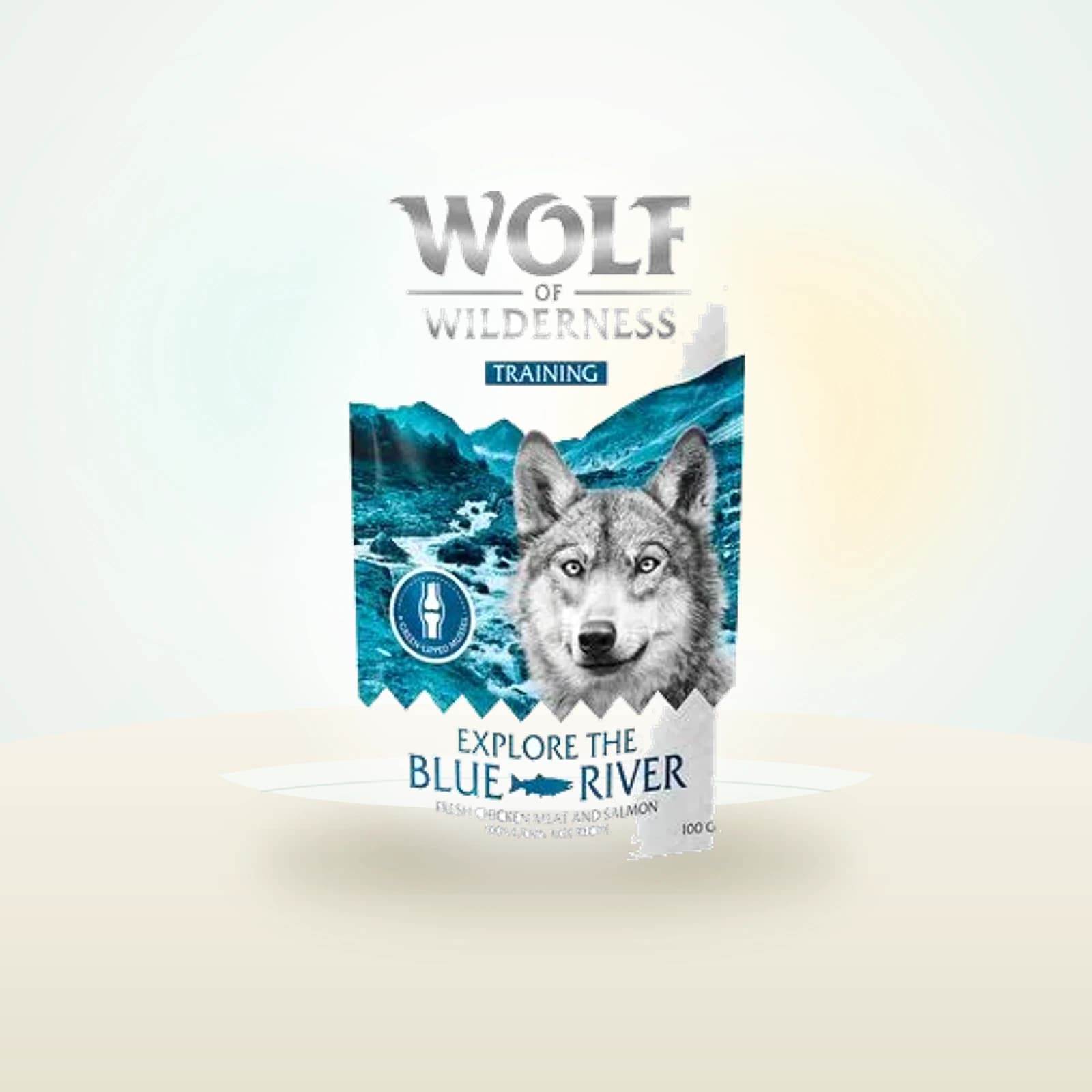 Wolf of Wilderness Training Explore the Blue River con pollo y salmón