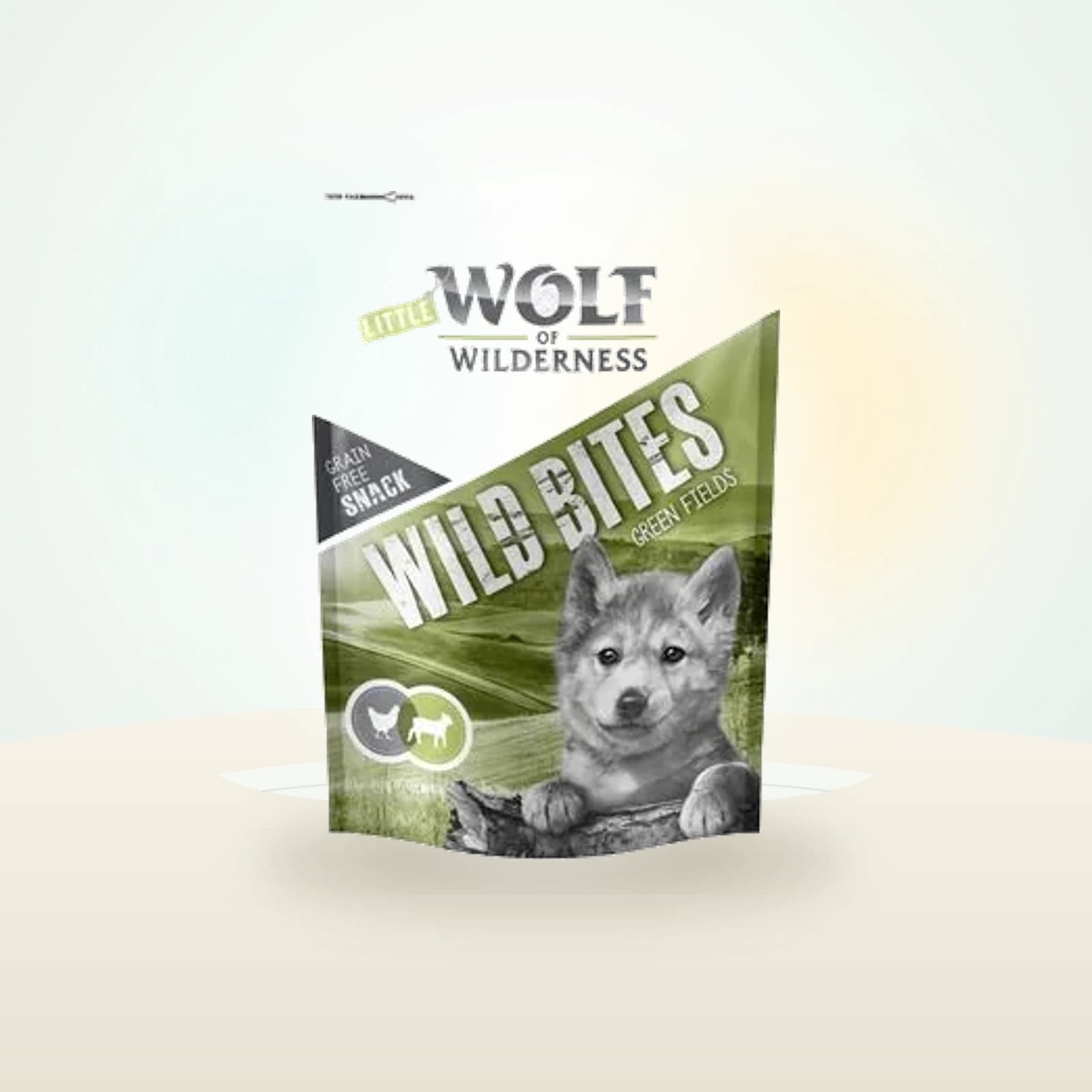 Wolf of Wilderness Wild Bites Junior Green Fields - Lamb & Chicken