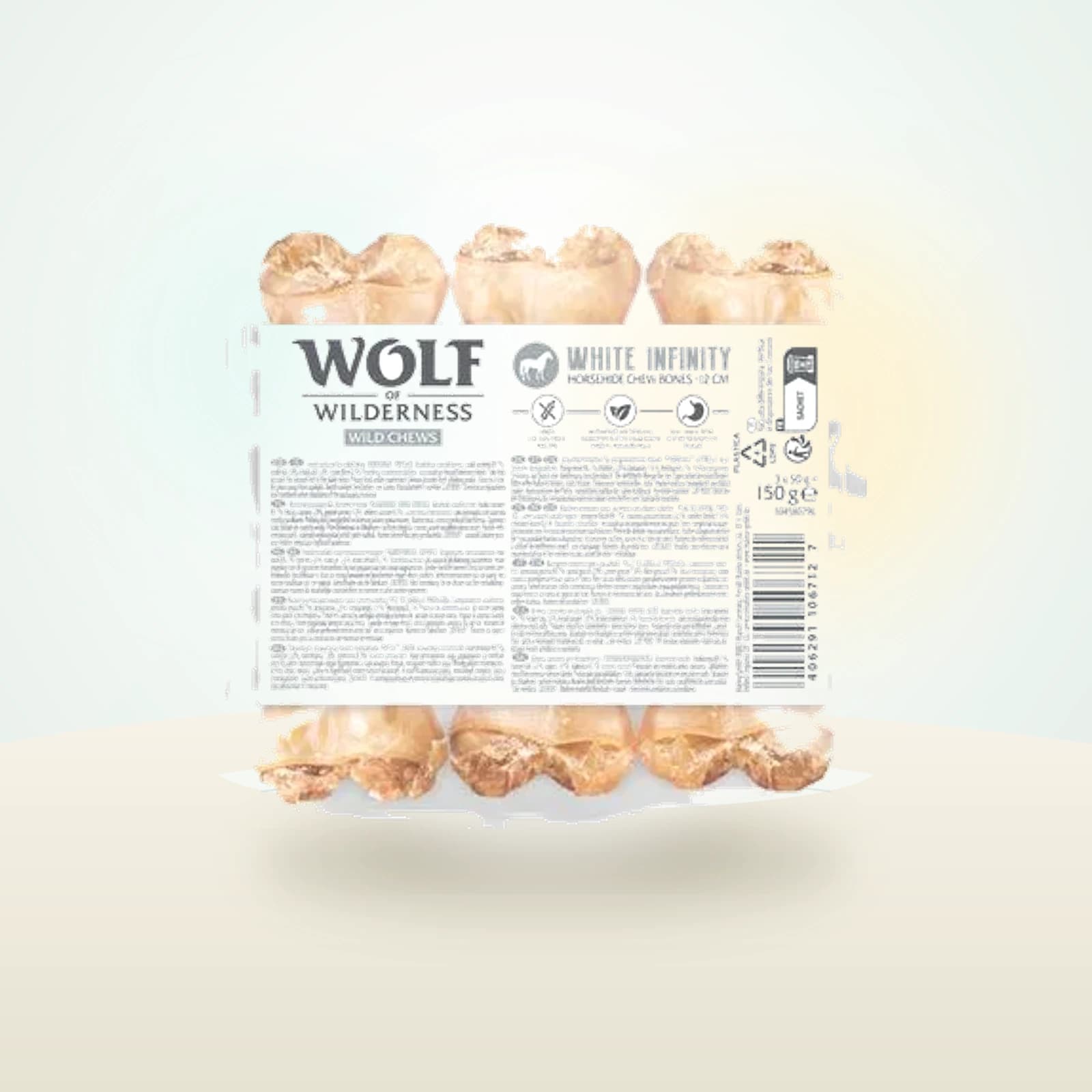 Wolf of Wilderness Wolf of Wildenress Kauknochen aus Pferdehaut White Infinity zu TOP-Preisen