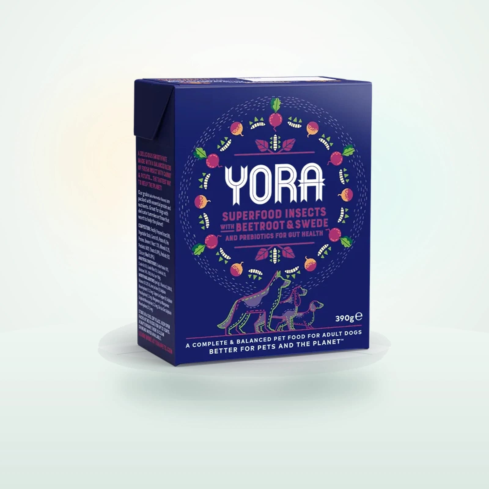 YORA Insect Protein Pâté with Beetroot and Swede for Dogs
